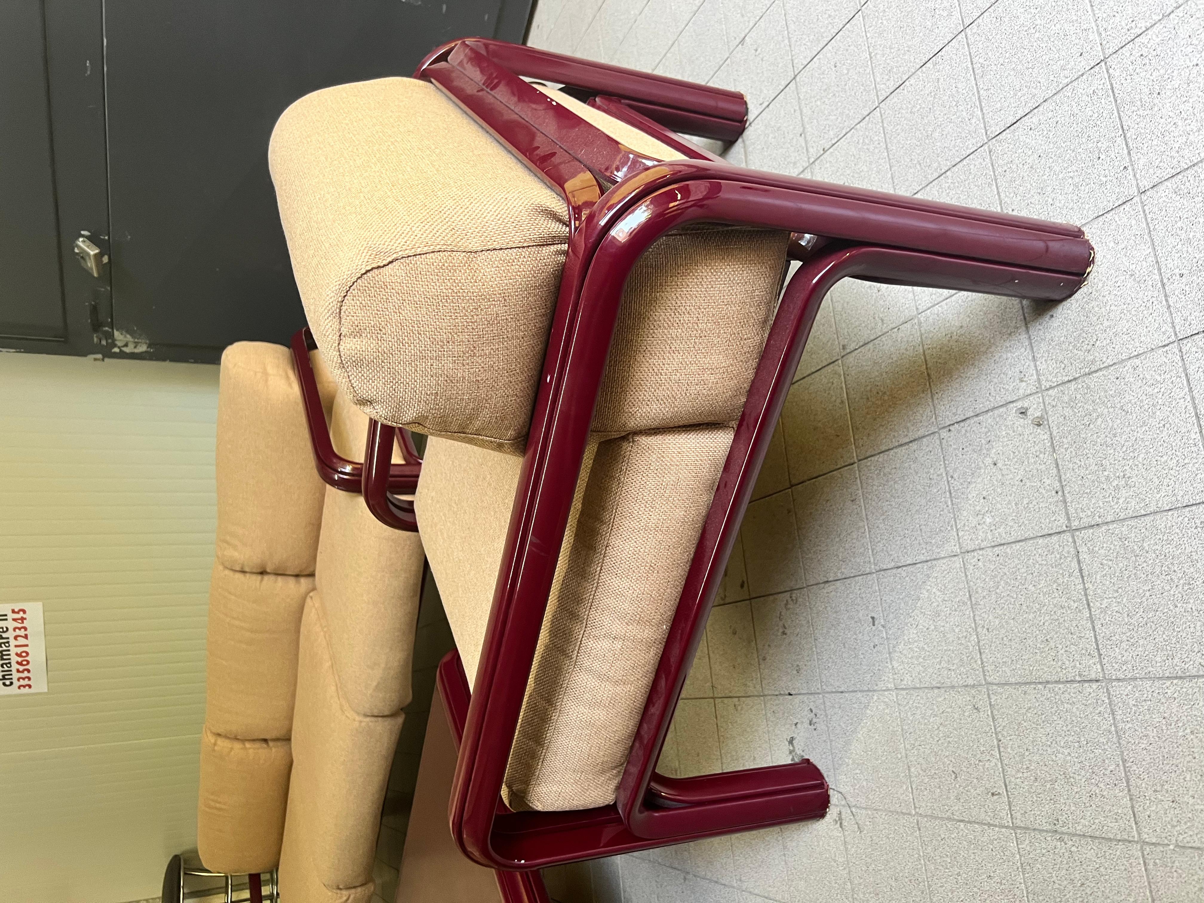 Divano e poltrone Knoll Gae Aulenti tessuto originale In Good Condition In Napoli, NA