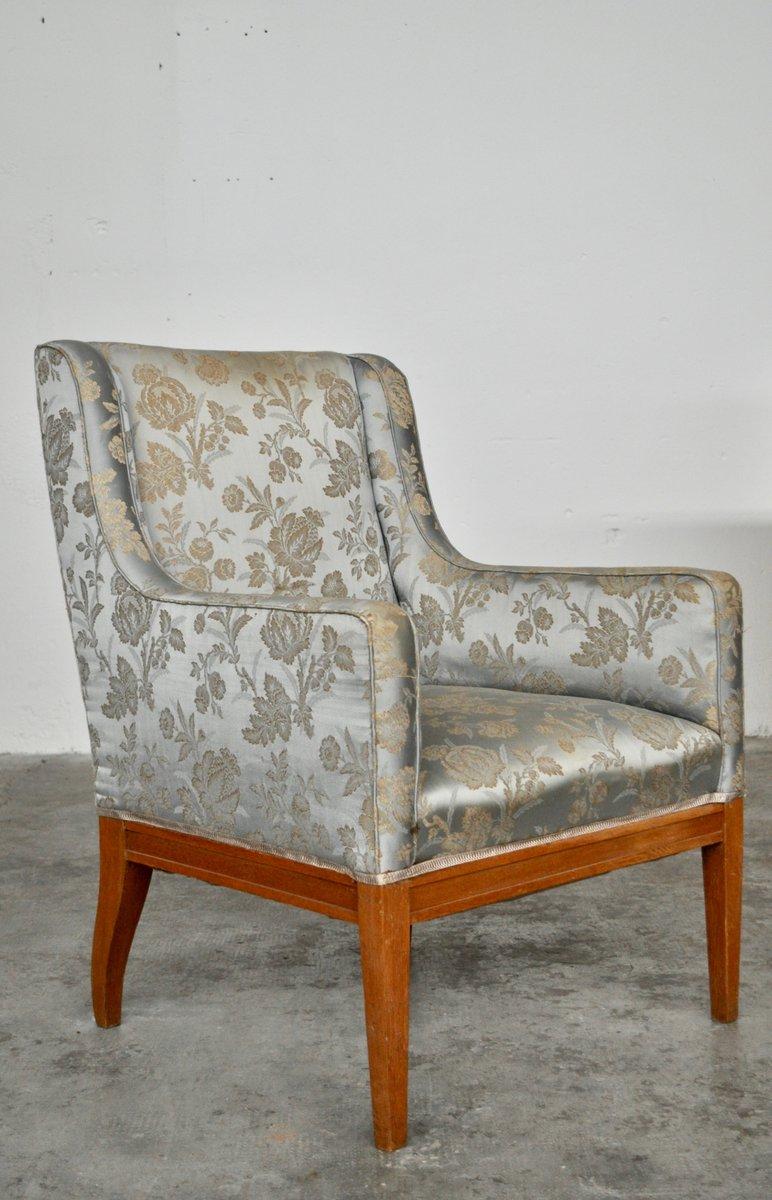 Vintage ash sofa and chairs, 1930s In Good Condition For Sale In Manzano, IT