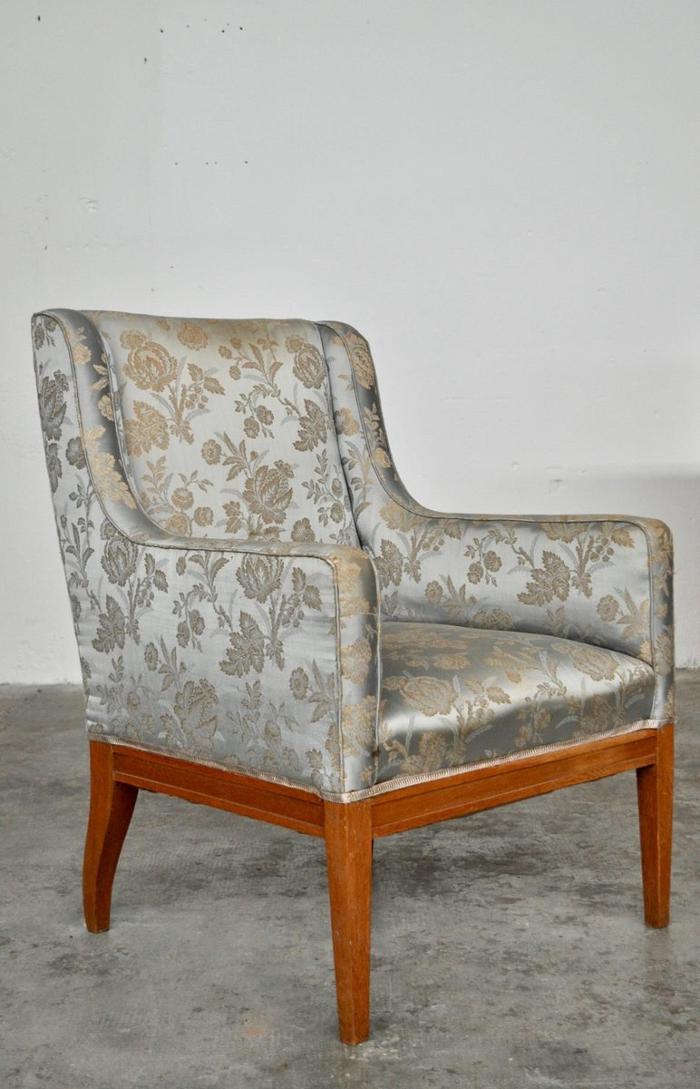 18th Century and Earlier Vintage ash sofa and chairs, 1930s For Sale