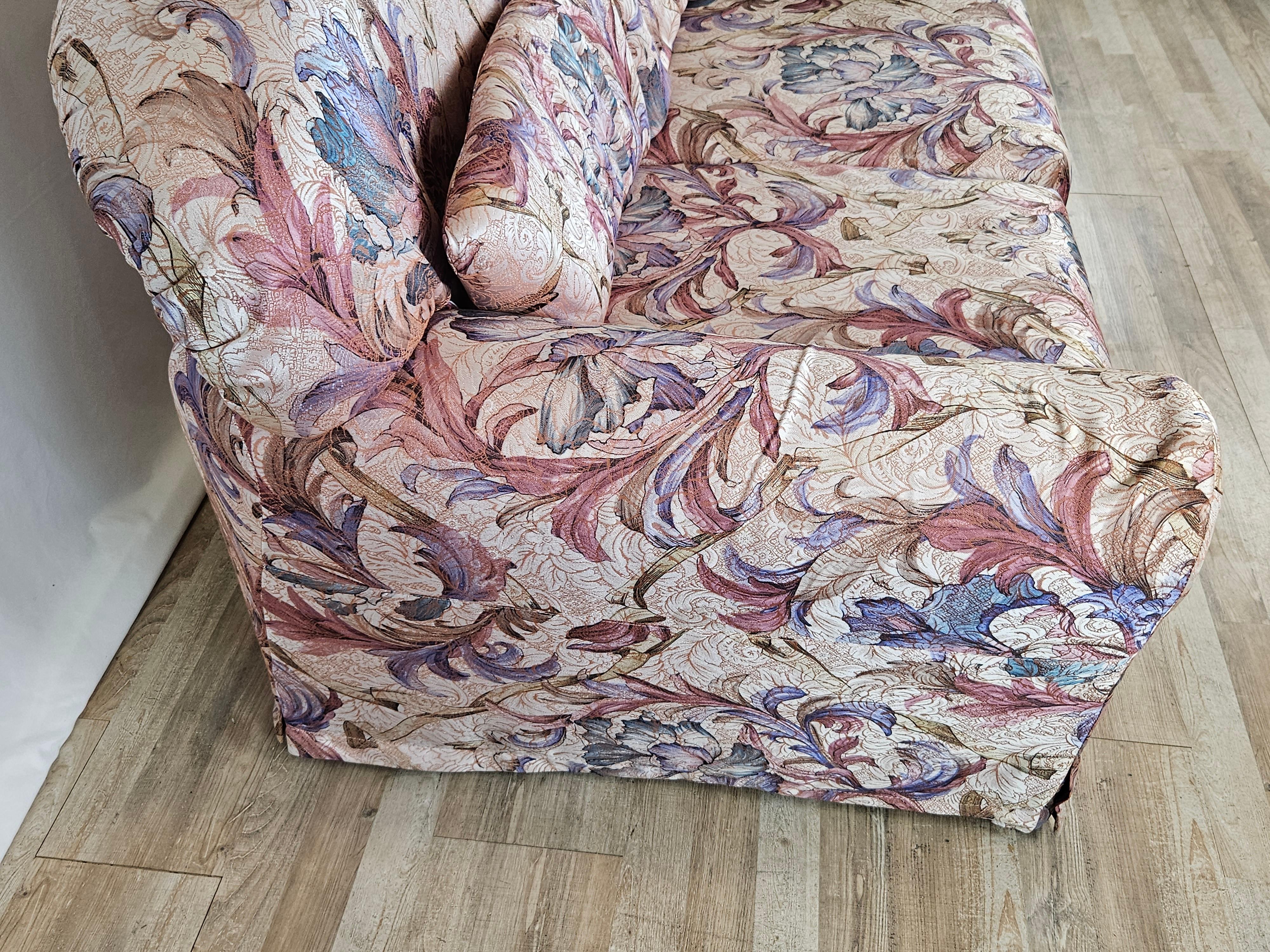 floral two seater sofa