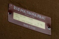 Cognacfarbenes Frau-Ledersofa aus den 80er/90er Jahren