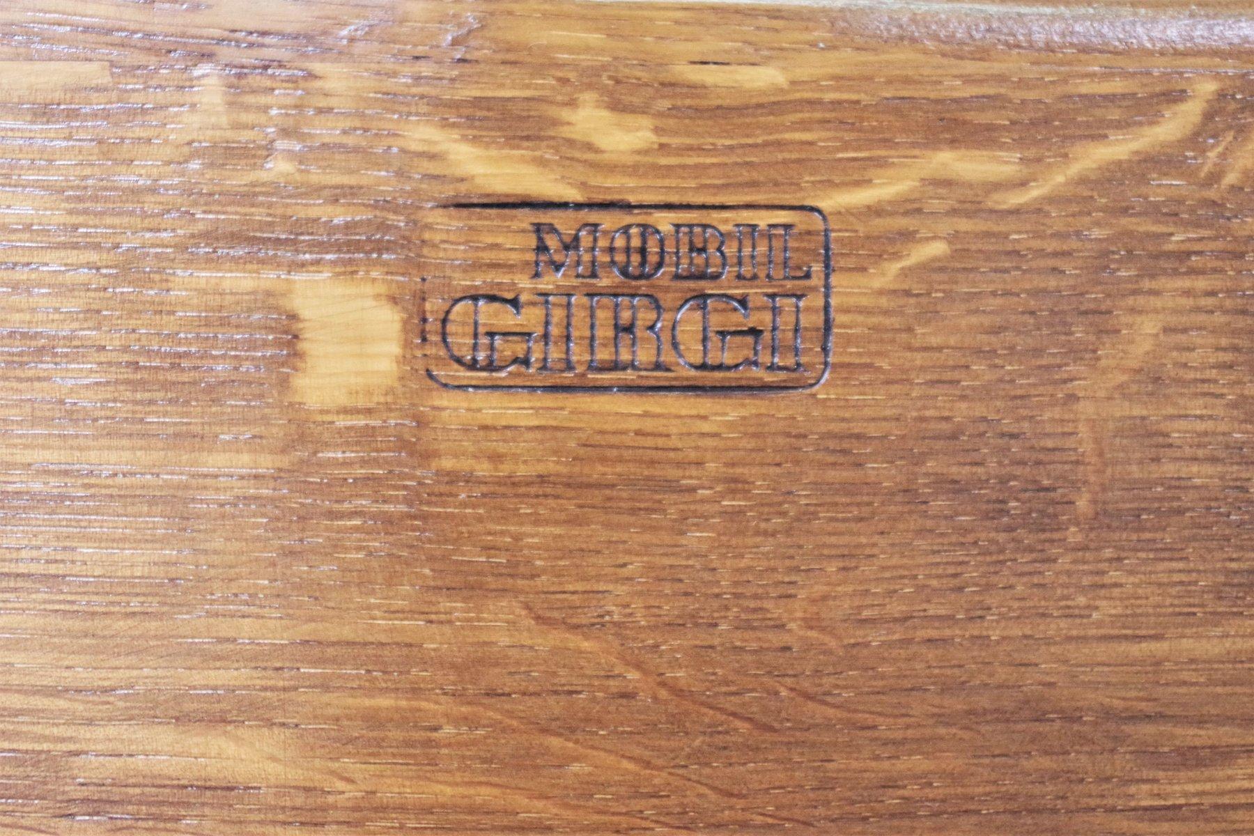 Holzsofa und Sessel von Mobil Girgi, 1970er Jahre, 3er-Set im Angebot 11