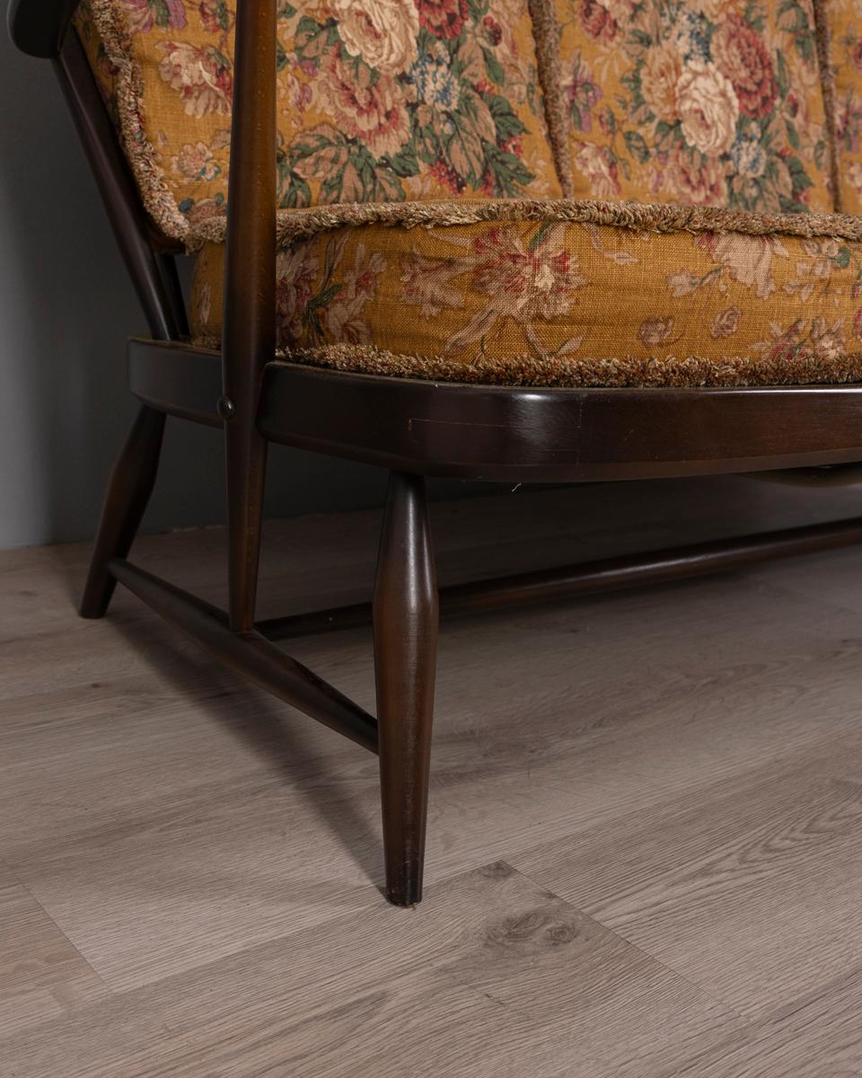 Divan en cuir vintage années 60 Design Lucian Ercolani per Ercol en vente 1