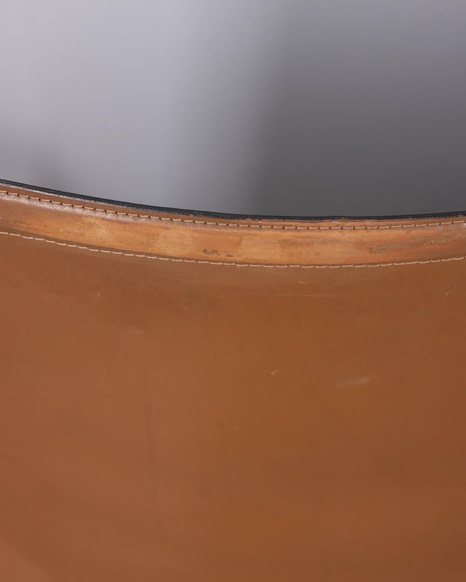 Leather sofa from the 1970s, 'korium' design Tito Agnoli for Matteo Grassi For Sale 3