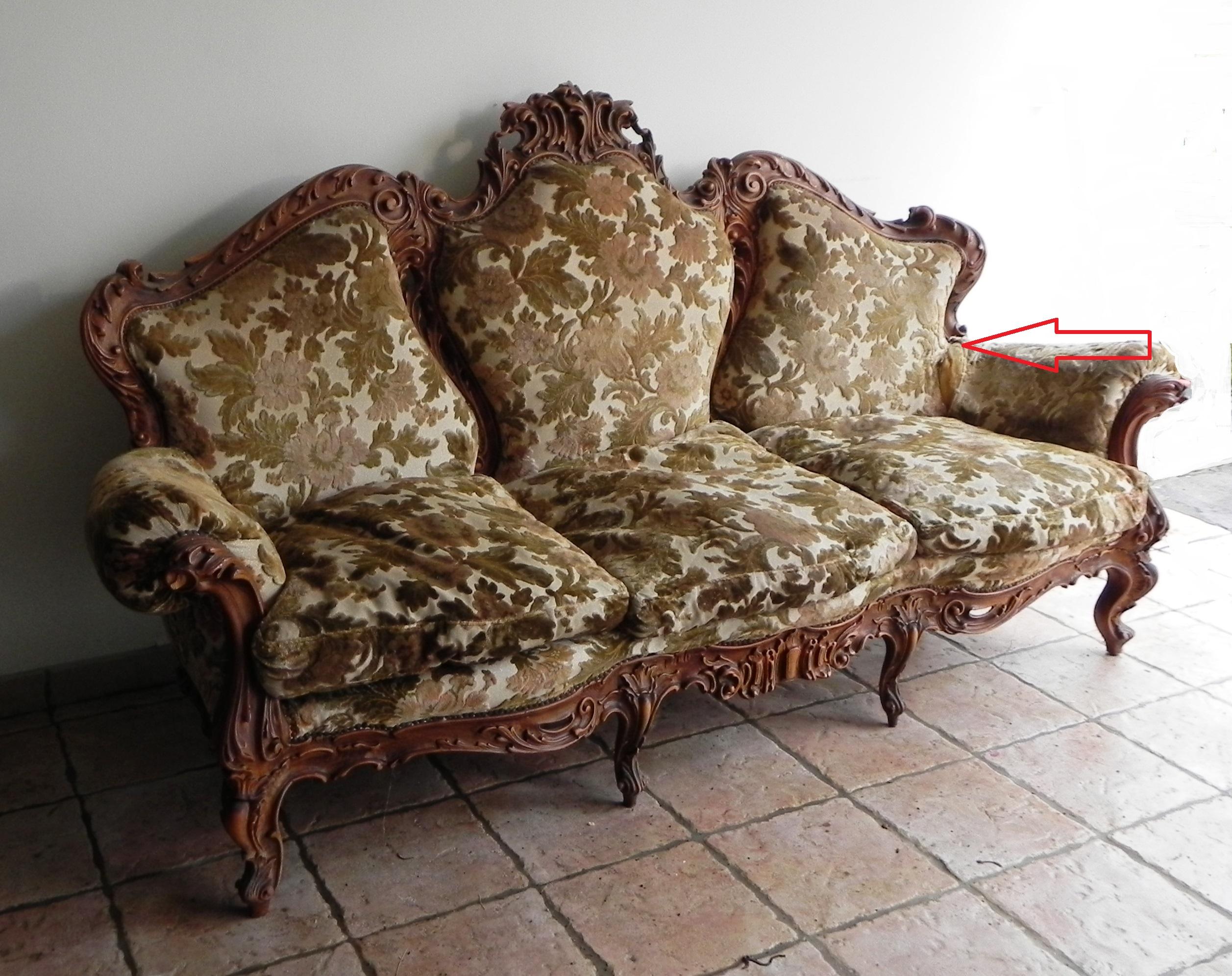 divani stile barocco