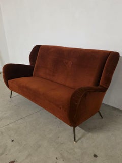 50' velvet sofa