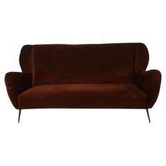50' velvet sofa