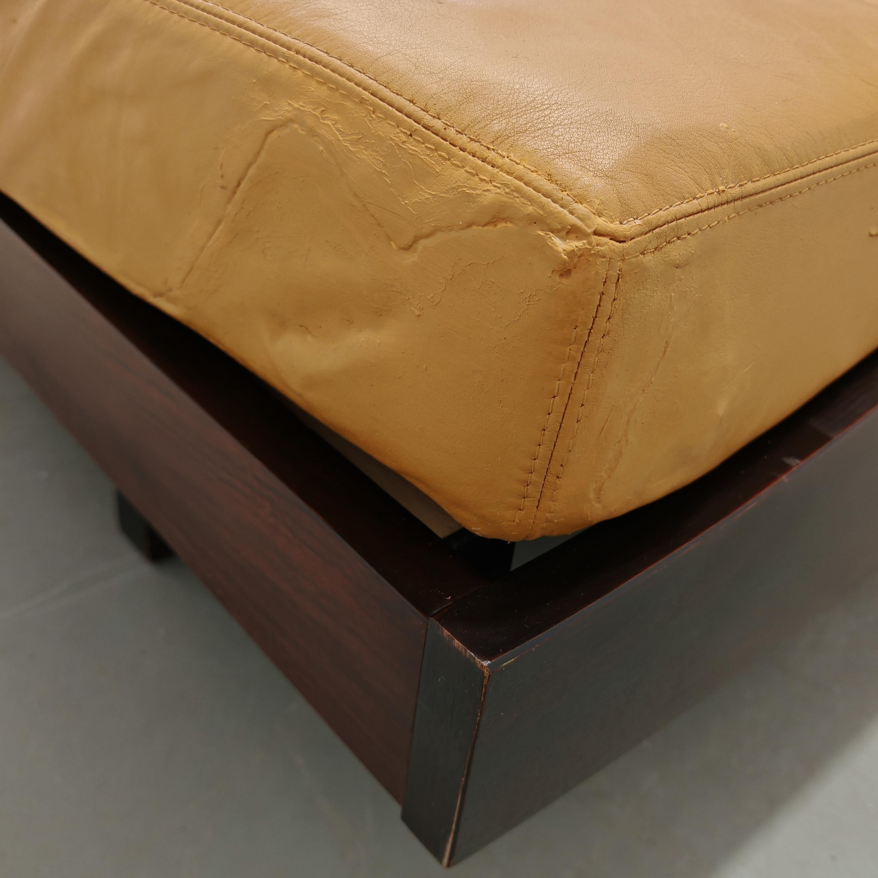 canapé-lit en cuir design italien des années 60  GS.195 Gianni Songia pour Sormani en vente 5