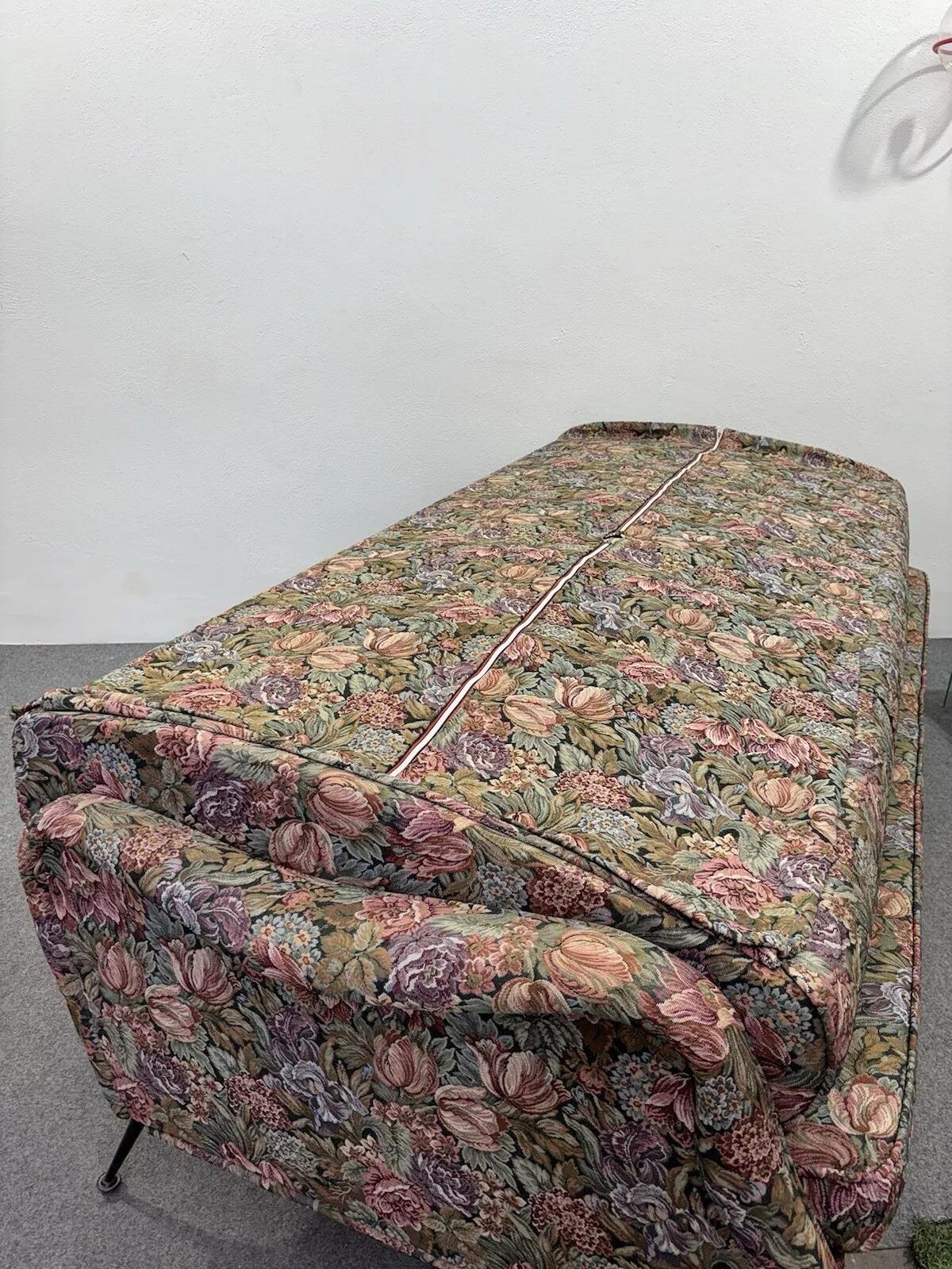Sofá cama Marco Zanuso Floreal de mediados de siglo 1950 en Bueno estado para la venta en Taranto, IT