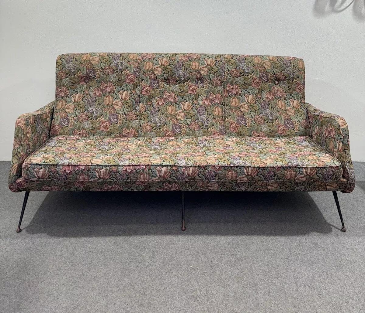 Sofá cama Marco Zanuso Floreal de mediados de siglo 1950 Mid-20th Century en venta