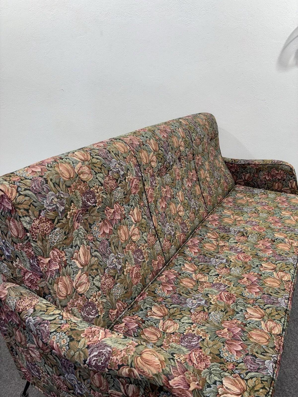 Sofá cama Marco Zanuso Floreal de mediados de siglo 1950 Tela en venta