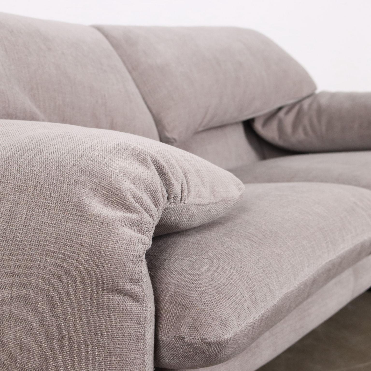 Sofá 'Maralunga' de Vico Magistretti para Cassina, años 80 Moderno de mediados de siglo en venta