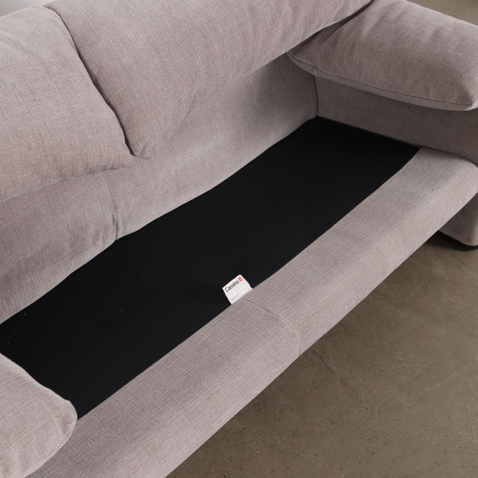 Sofá 'Maralunga' de Vico Magistretti para Cassina, años 80 en venta 1