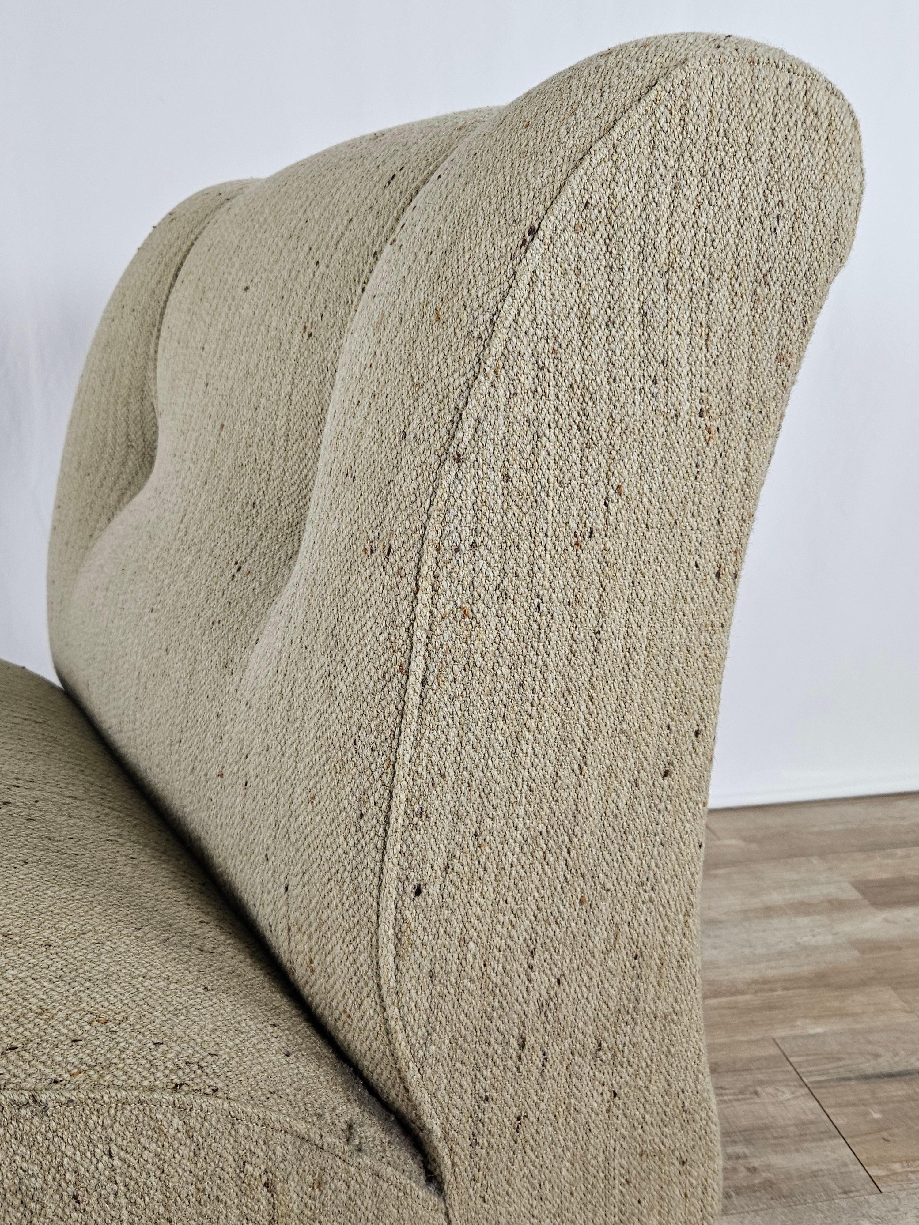 Modular corner sofa four seats in 1970s fabric For Sale 12