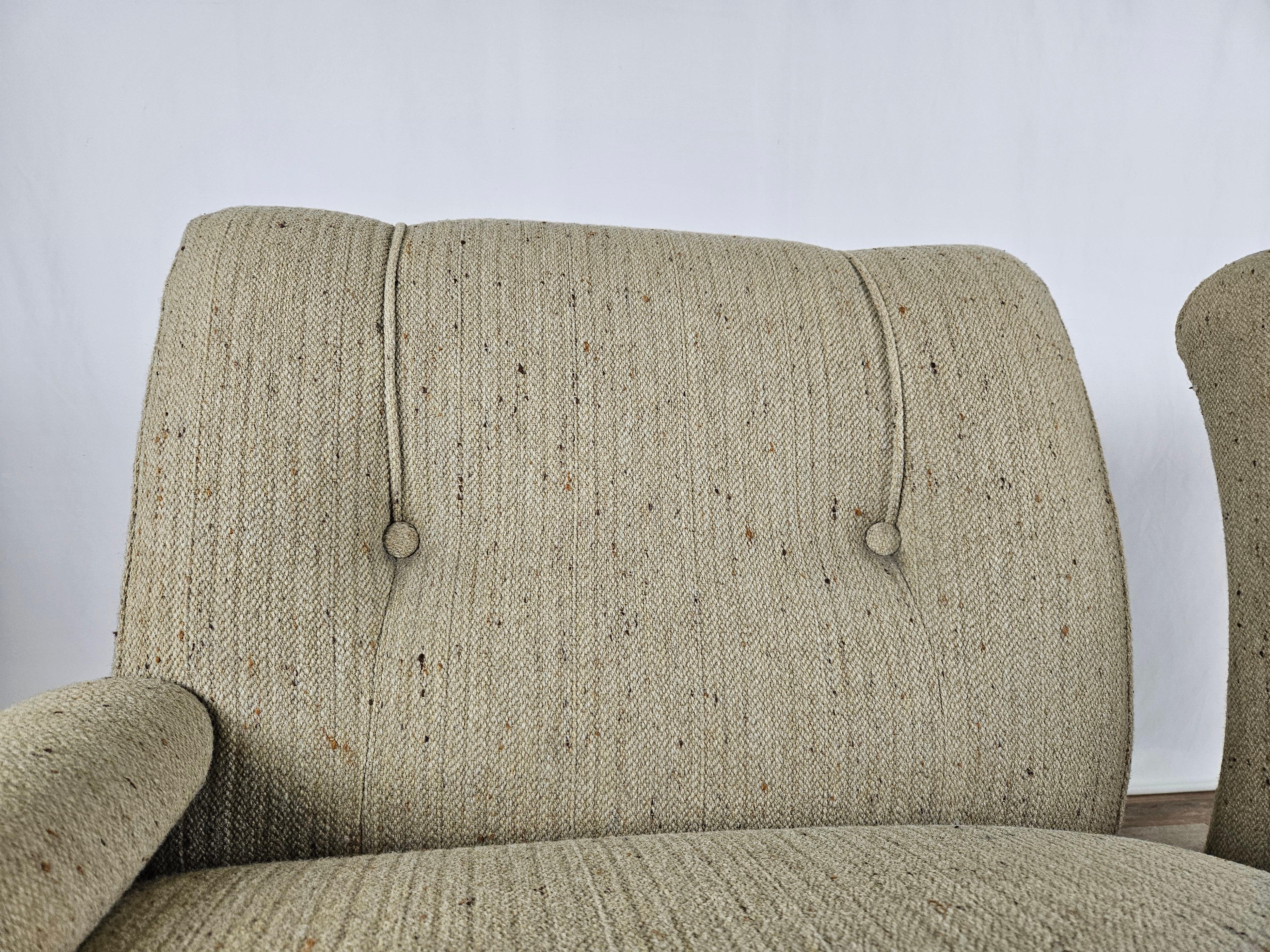 Modular corner sofa four seats in 1970s fabric For Sale 2