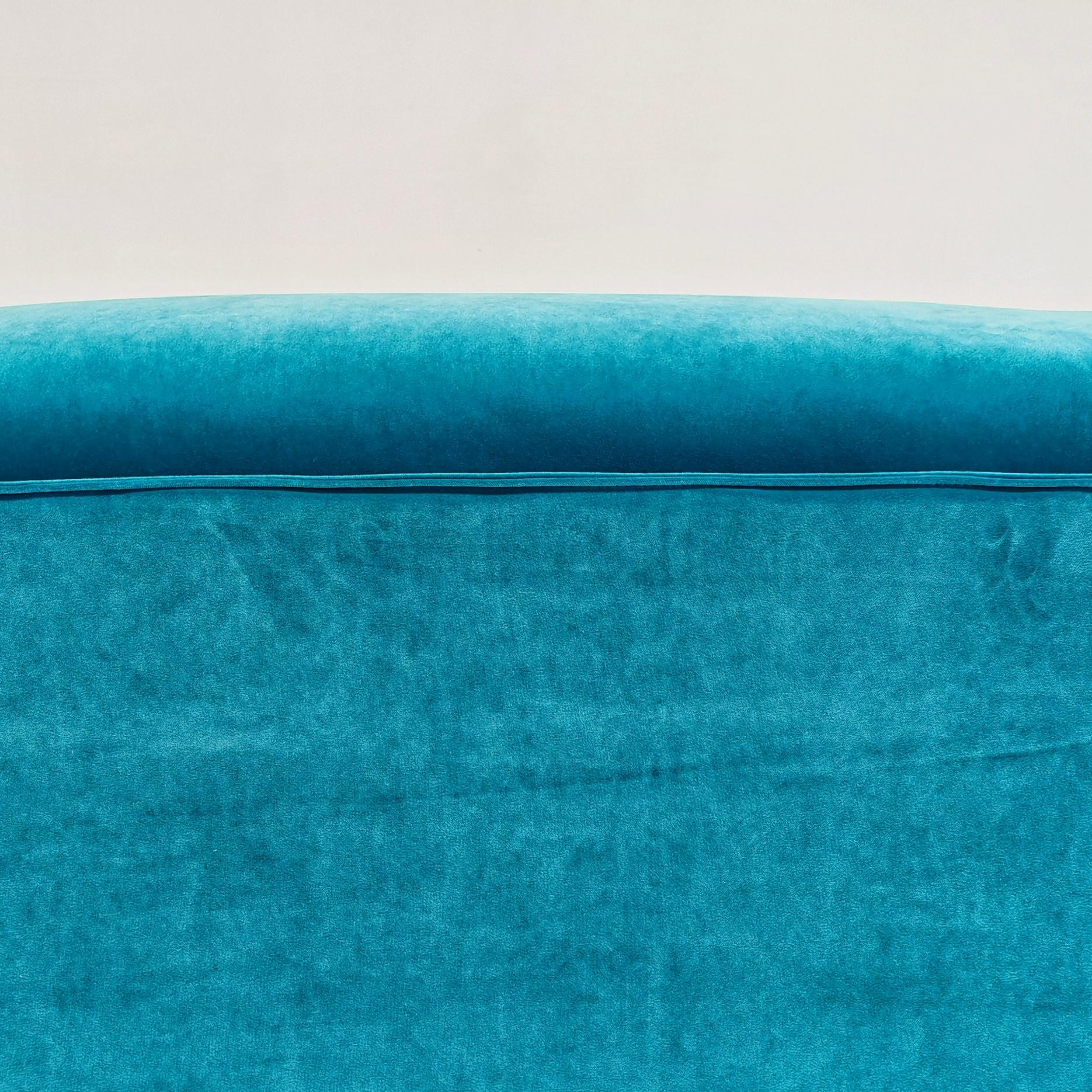 Sofá esquinero modular 4 plazas Azul claro  Cassina Fiandra - Magistretti 80s en venta 5
