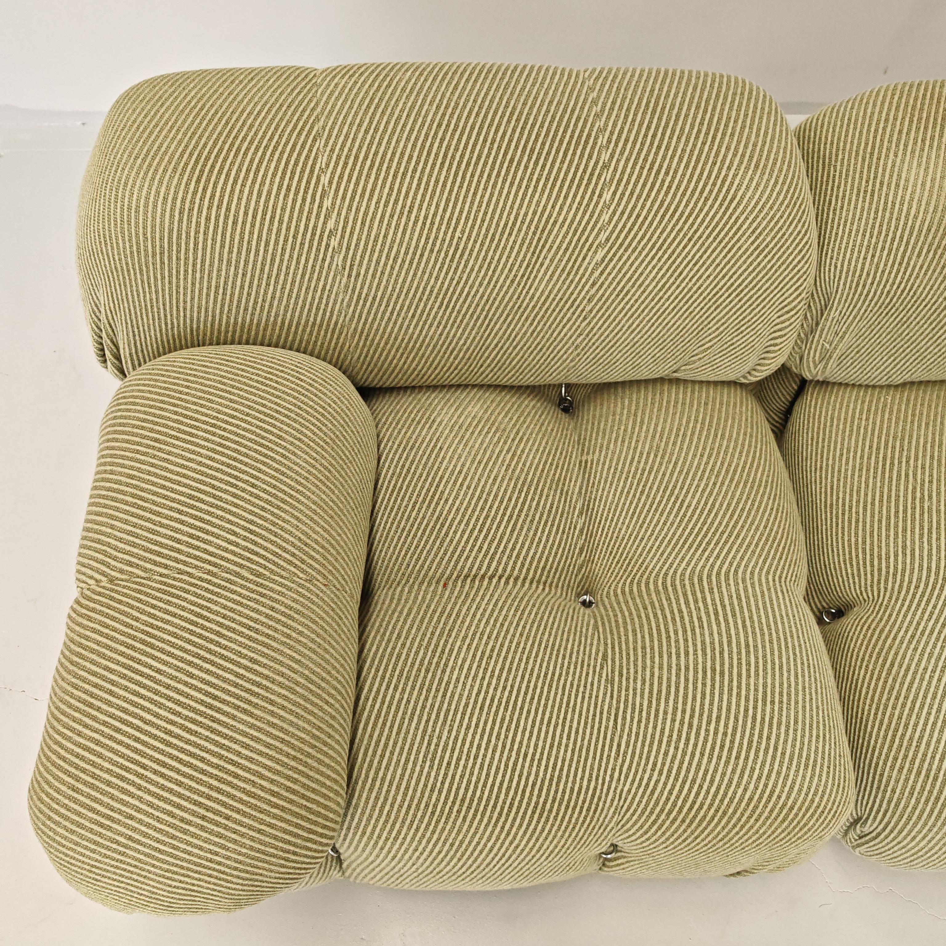 Canapé modulaire 'Camaleonda' vert et 5 modules vintage  Bellini pour B&B 70s en vente 11