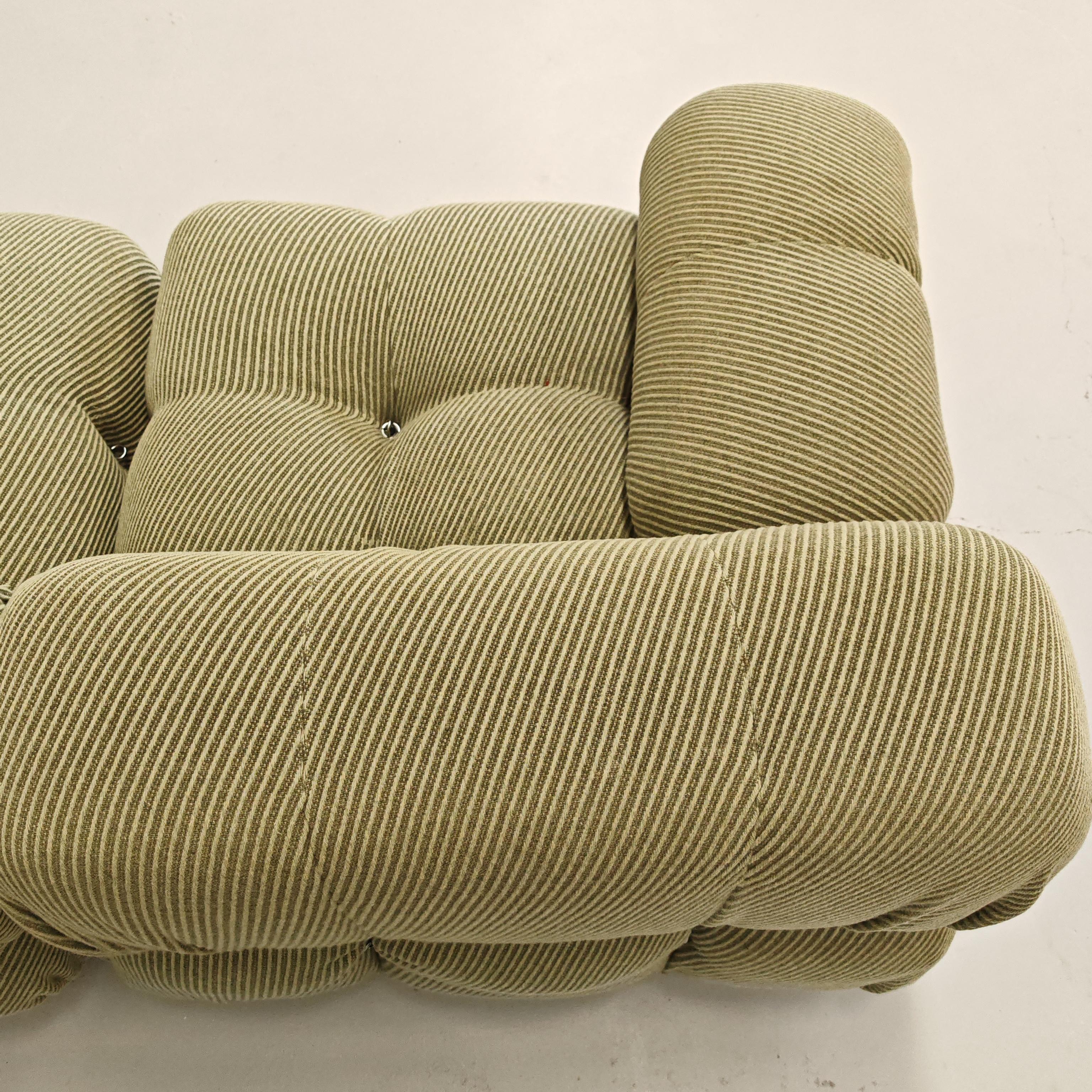 Canapé modulaire 'Camaleonda' vert et 5 modules vintage  Bellini pour B&B 70s Bon état - En vente à Milano, MI