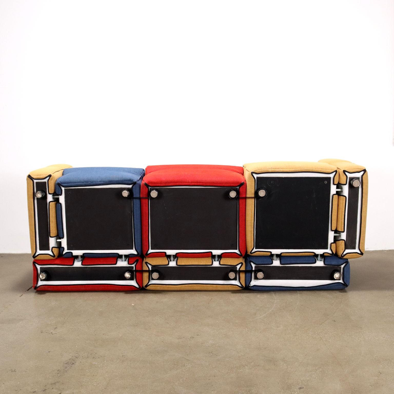 Fabric Divano Modulare 'Cannaregio' di Gaetano Pesce per Cassina anni 2000