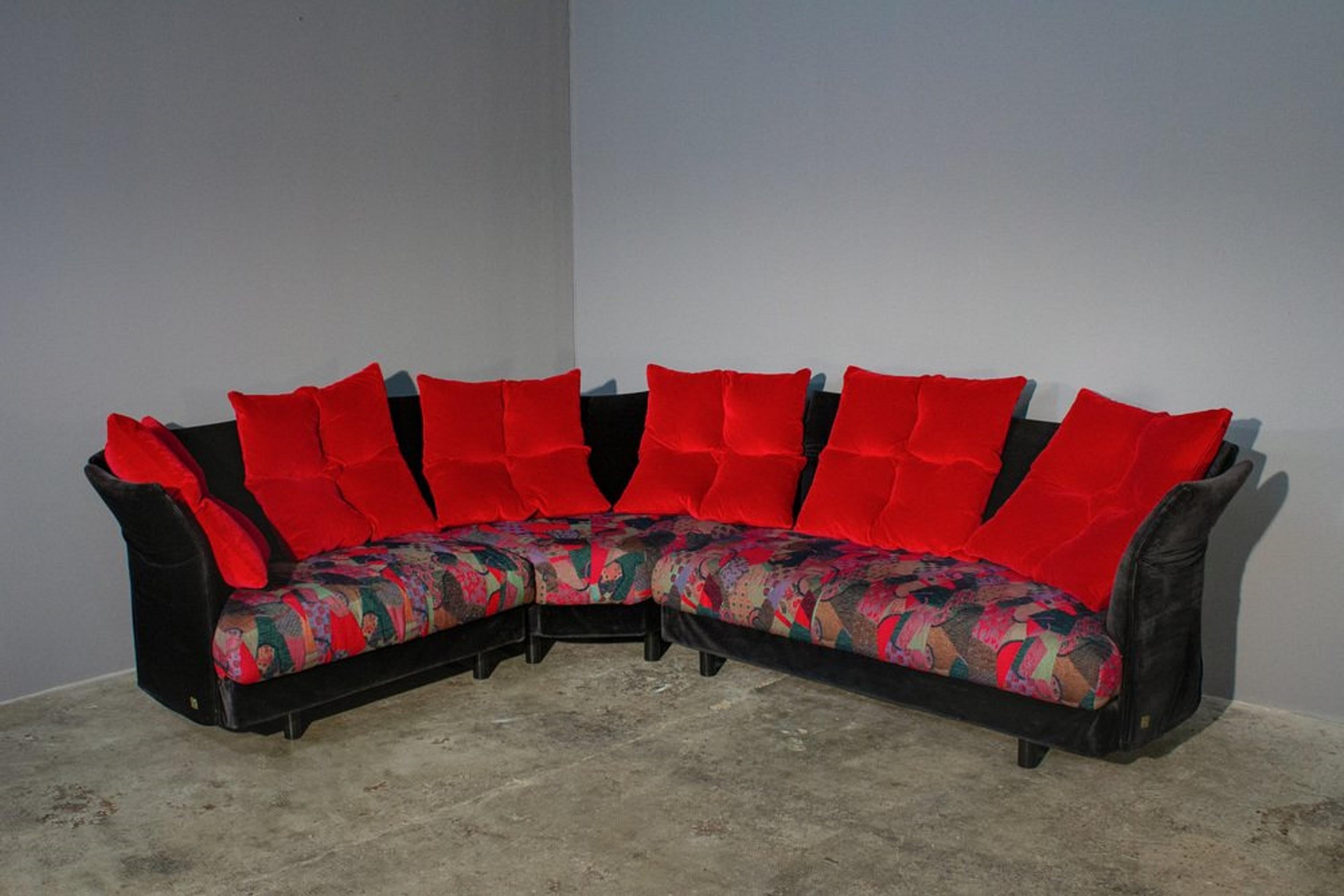 Sofá modular Busnelli, 1970, lote de 3 18th Century and Earlier en venta