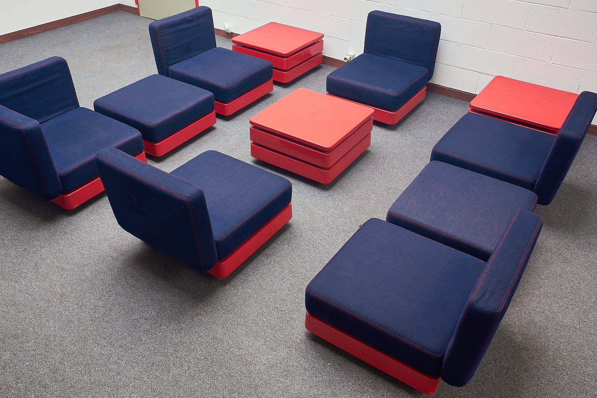 Modular sofa designed by Gerd Lange for Herman Miller 1970 For Sale 6