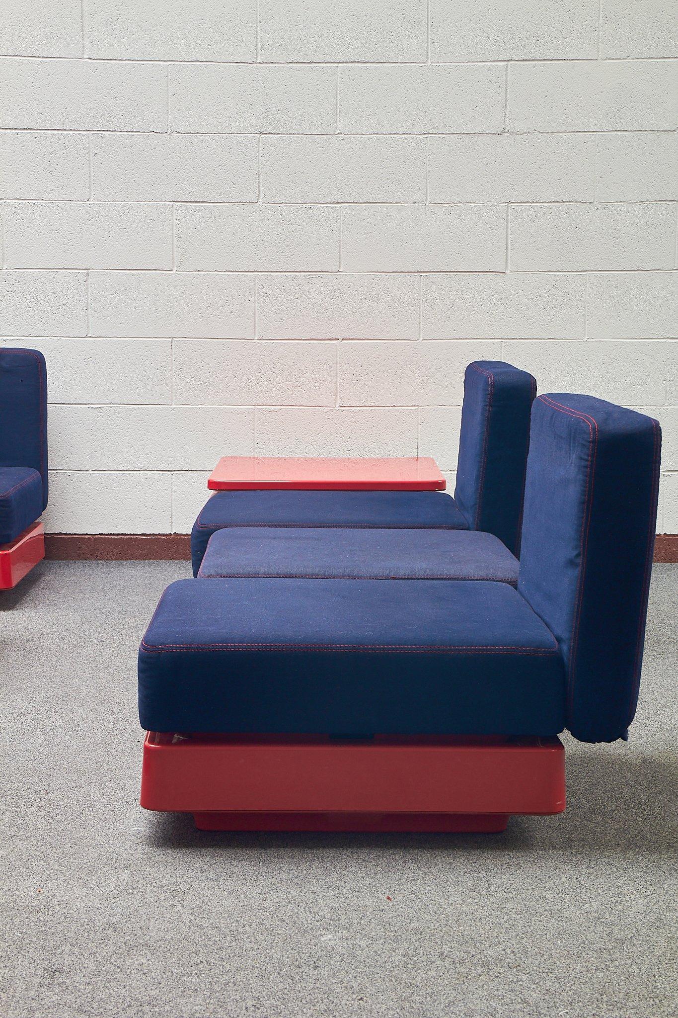 Modular sofa designed by Gerd Lange for Herman Miller 1970 For Sale 7