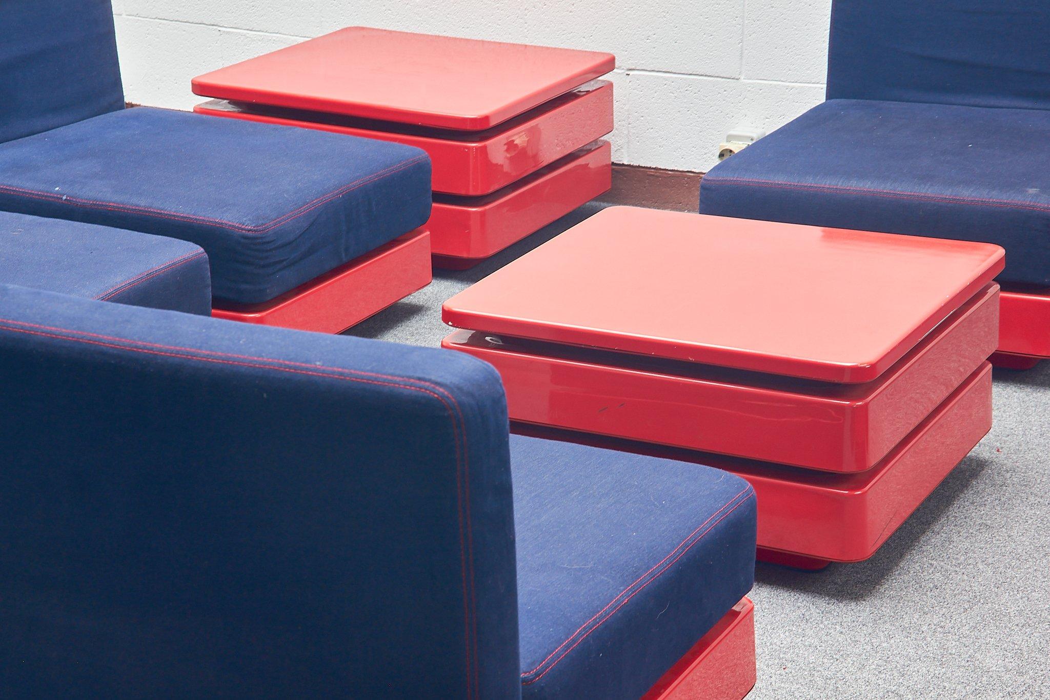 Modular sofa designed by Gerd Lange for Herman Miller 1970 For Sale 8