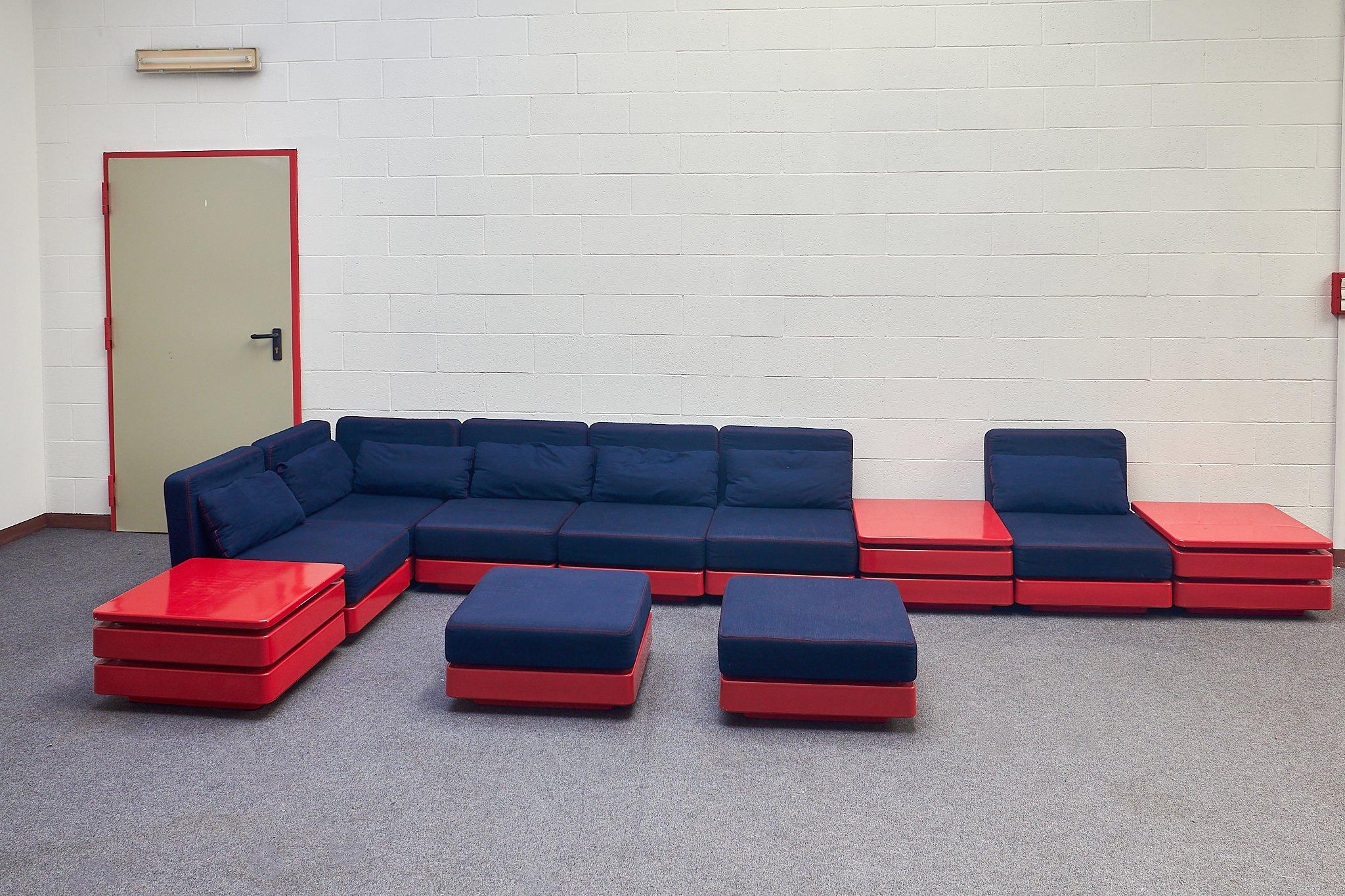 Modular sofa designed by Gerd Lange for Herman Miller 1970 For Sale 9