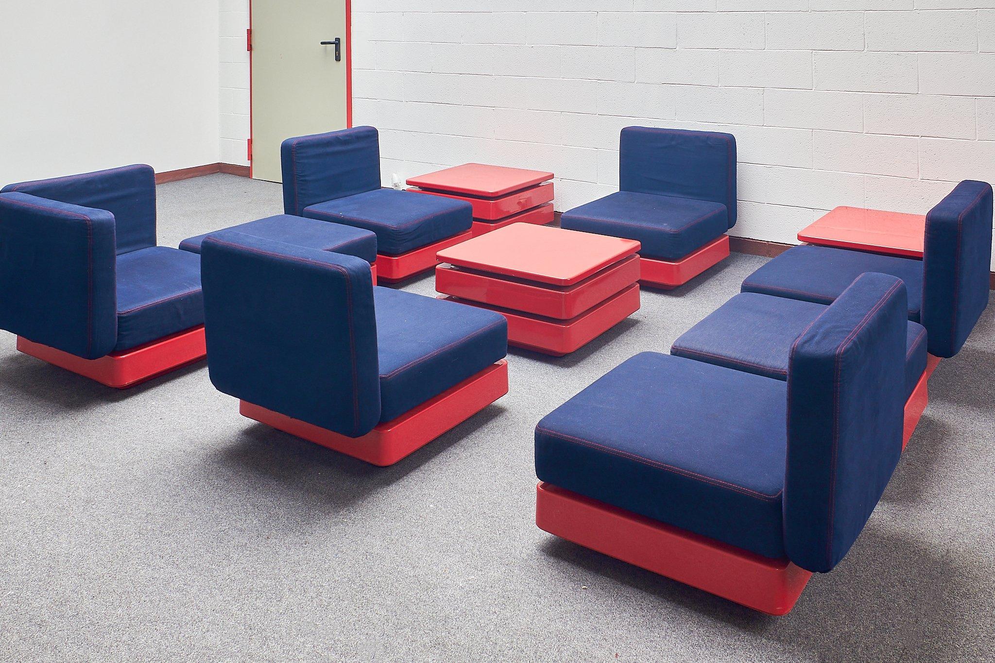 Modular sofa designed by Gerd Lange for Herman Miller 1970 For Sale 10