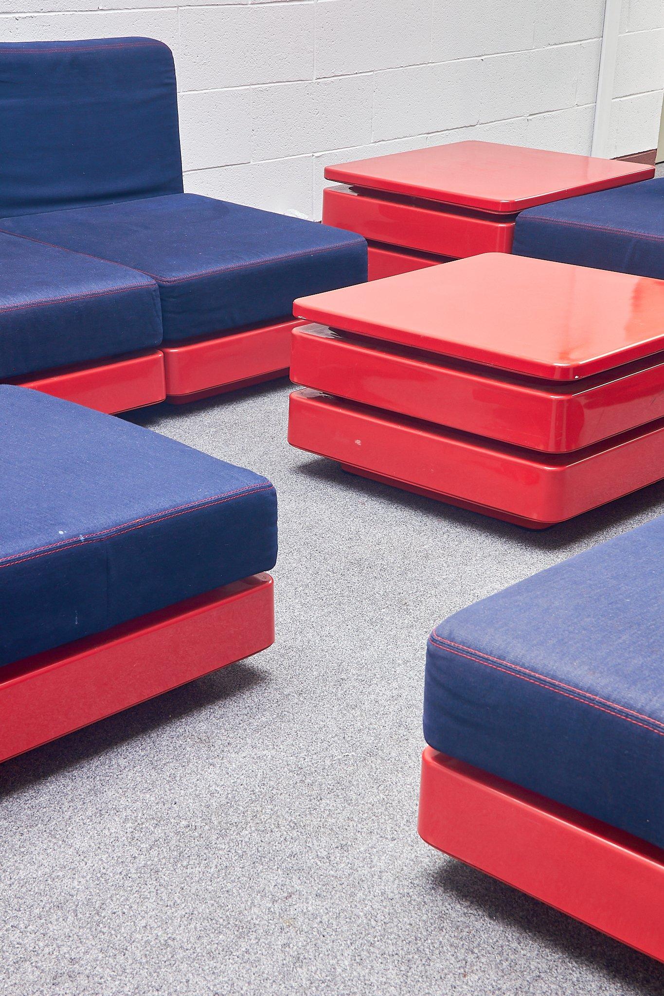 Modular sofa designed by Gerd Lange for Herman Miller 1970 For Sale 13