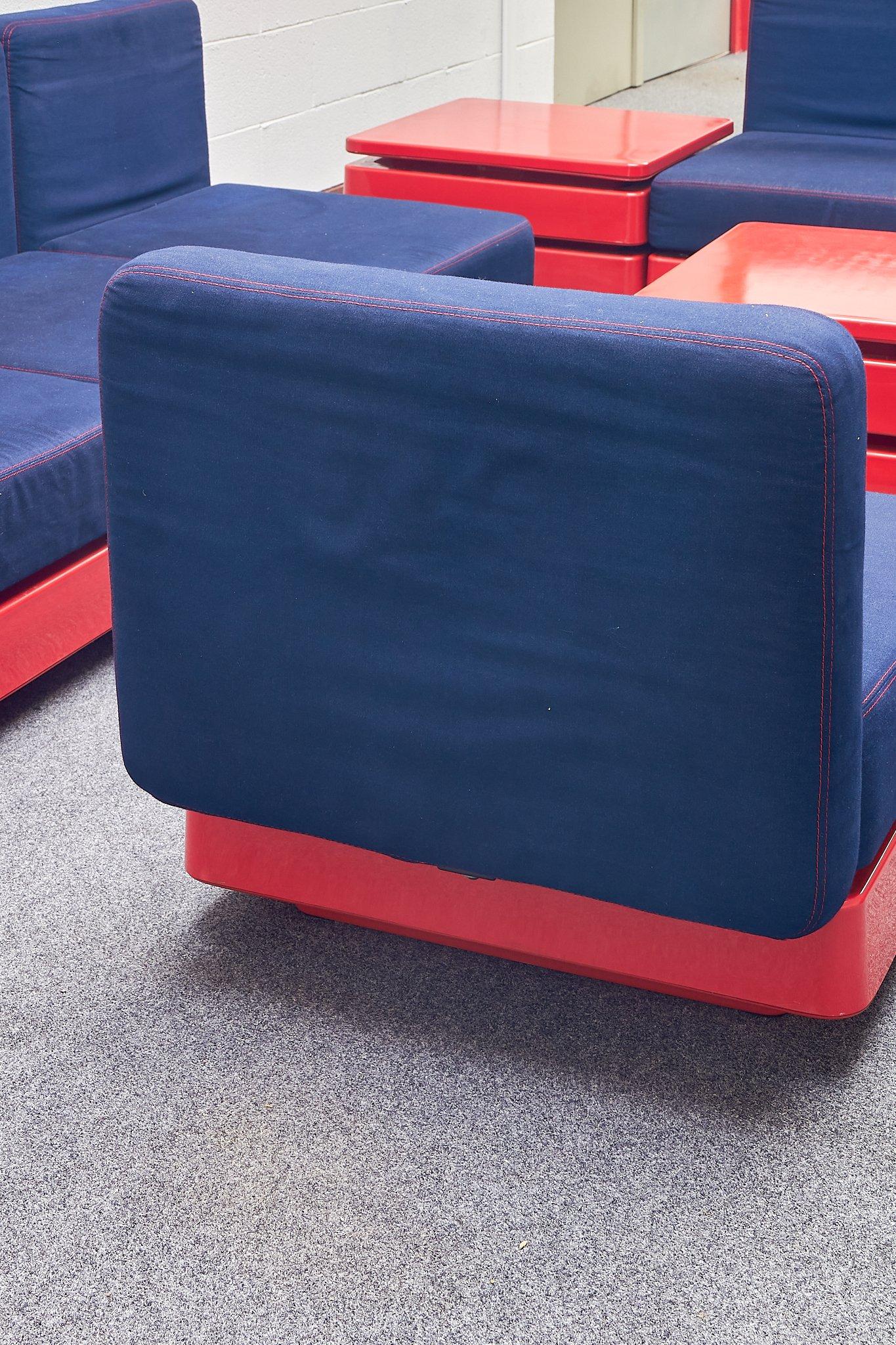 Modular sofa designed by Gerd Lange for Herman Miller 1970 For Sale 14