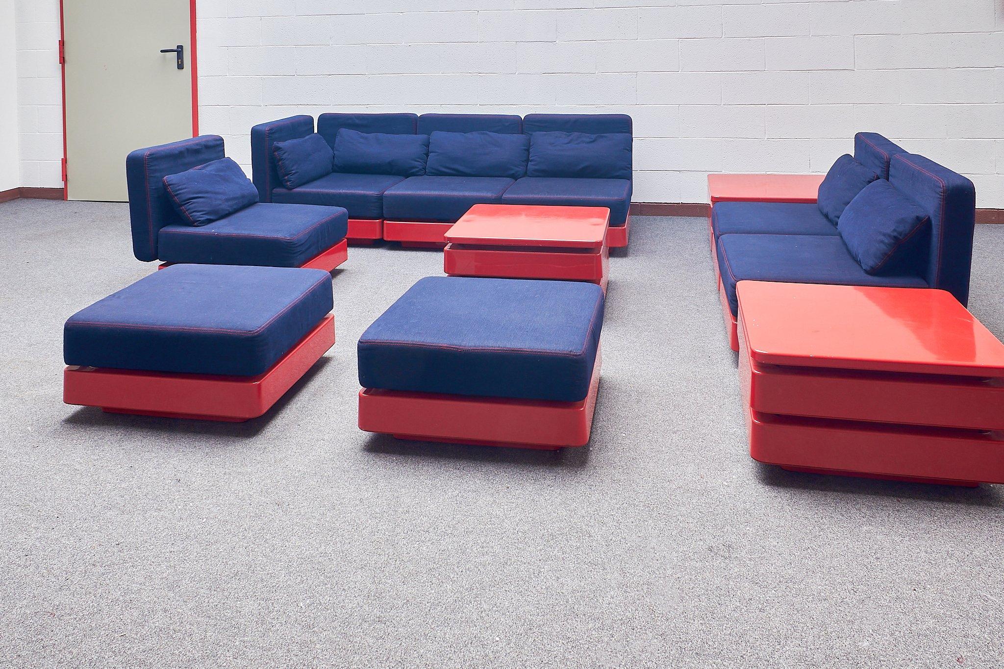 Modular sofa designed by Gerd Lange for Herman Miller 1970 For Sale 15