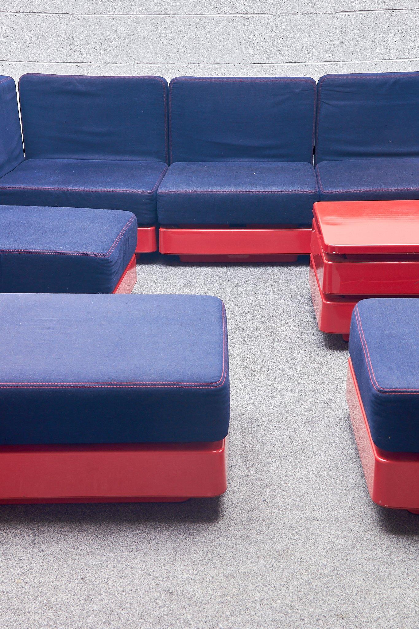 Mid-20th Century Modular sofa designed by Gerd Lange for Herman Miller 1970 For Sale