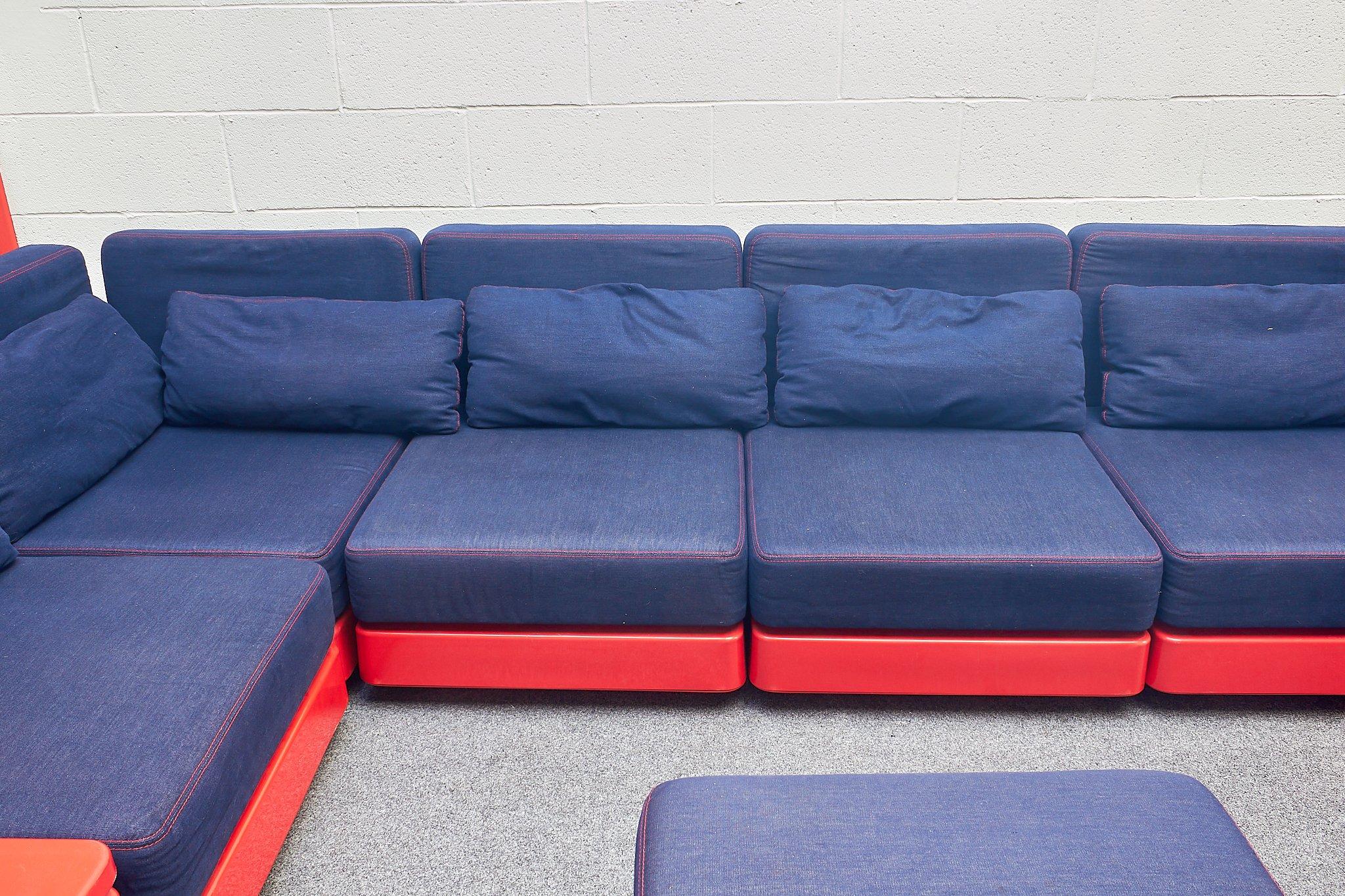 Modular sofa designed by Gerd Lange for Herman Miller 1970 For Sale 1
