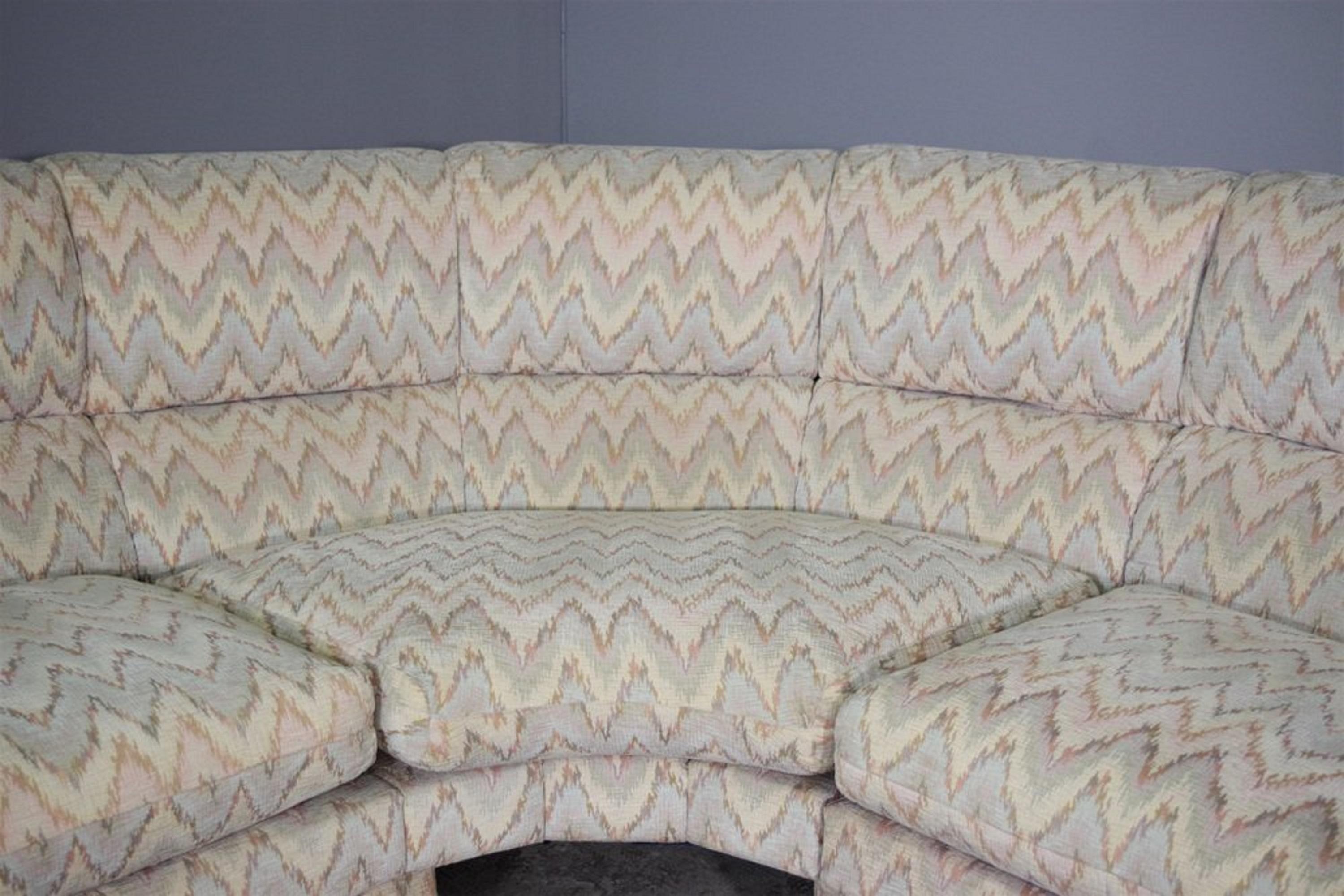 Sofá modular Missoni, años 70, lote de 2 en venta 2