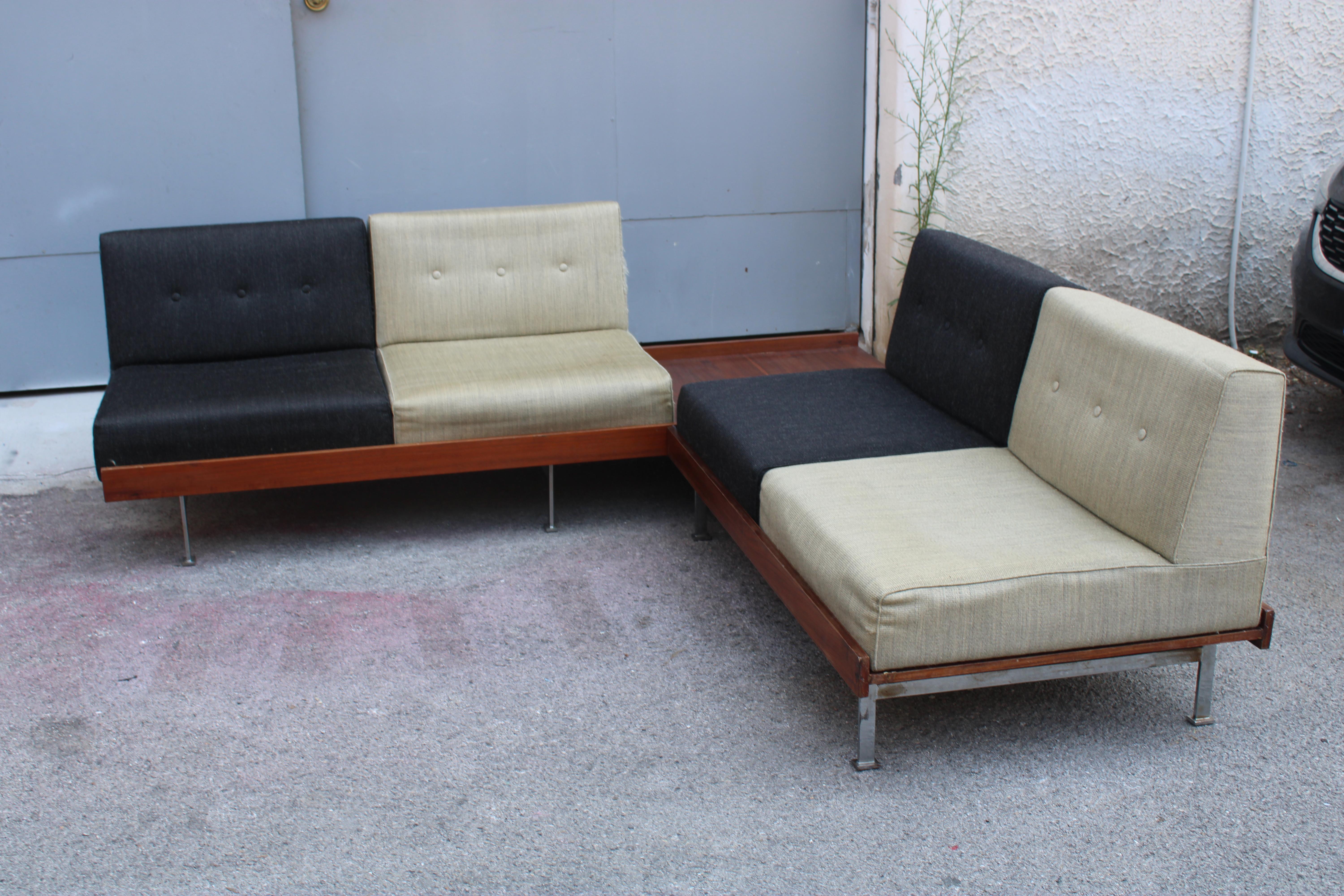 Divano Modulare Saporiti George Nelson Herman Miller style 1950 Italia in vendita 8