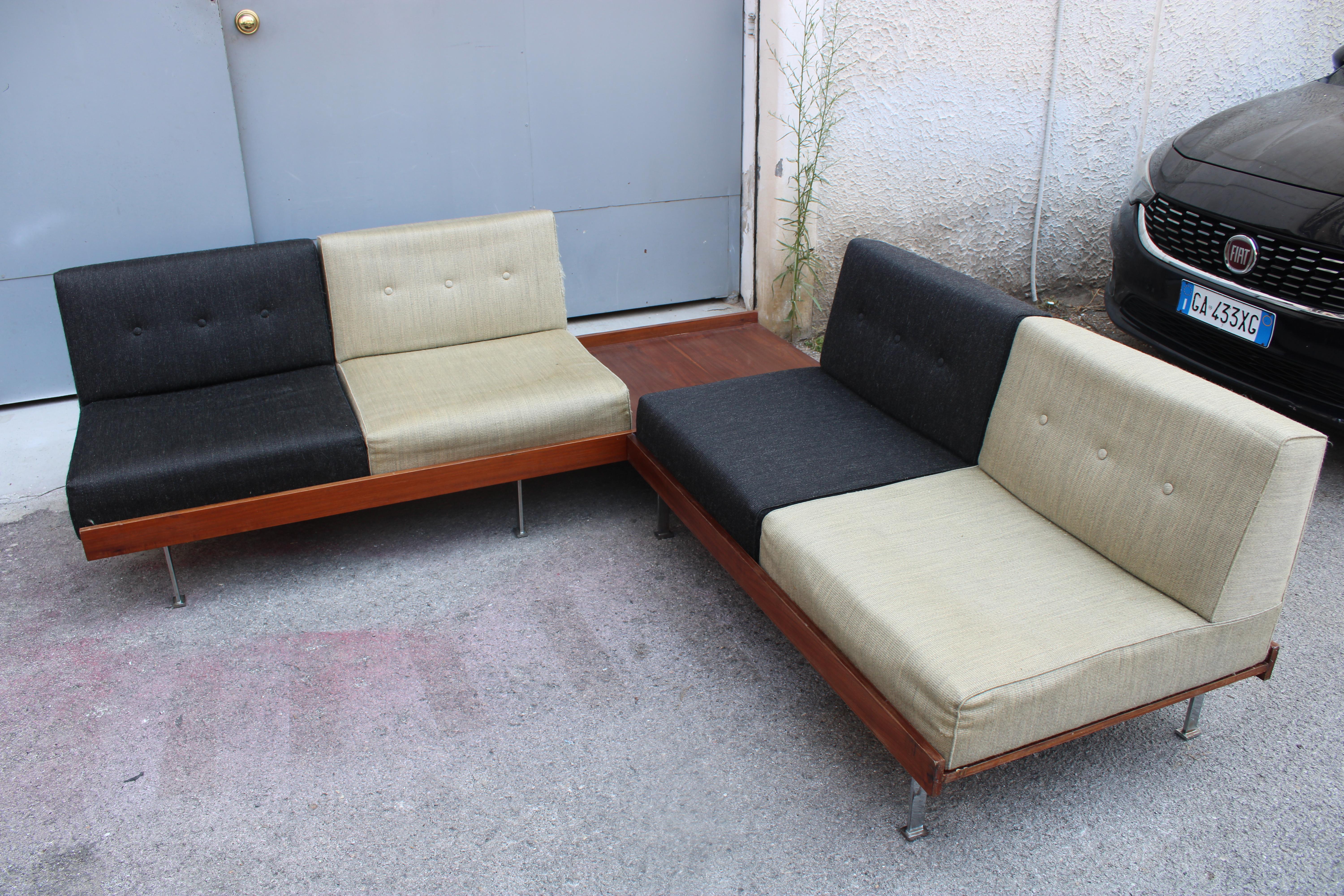 Divano Modulare Saporiti George Nelson Herman Miller style 1950 Italia in vendita 10