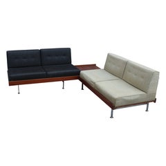 Saporiti George Nelson sofá modular estilo Herman Miller años 50 Italia