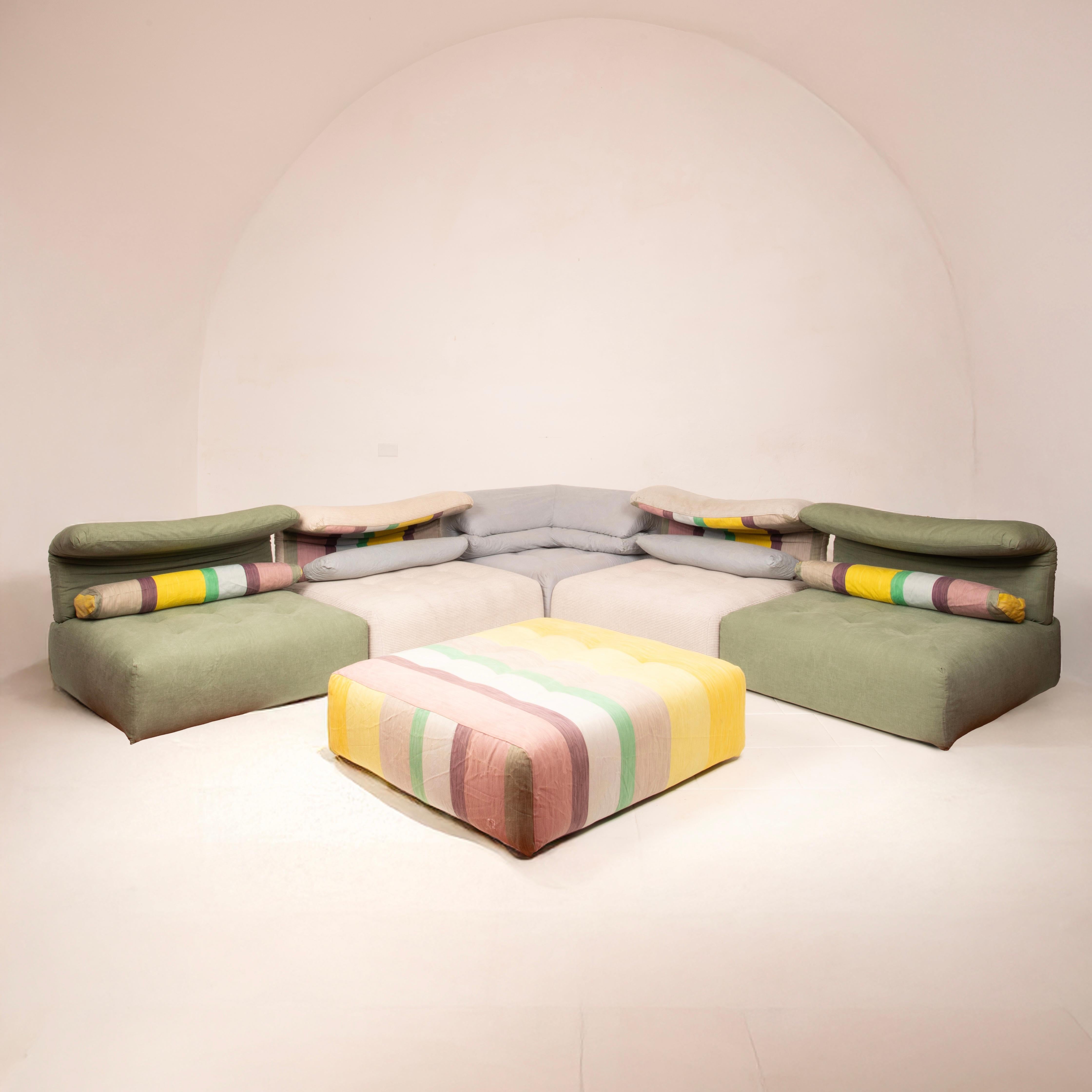 Sofá modular Voyage Immobile de Studio Roche Bobois para Roche Bobois x Kenzo Italian en venta