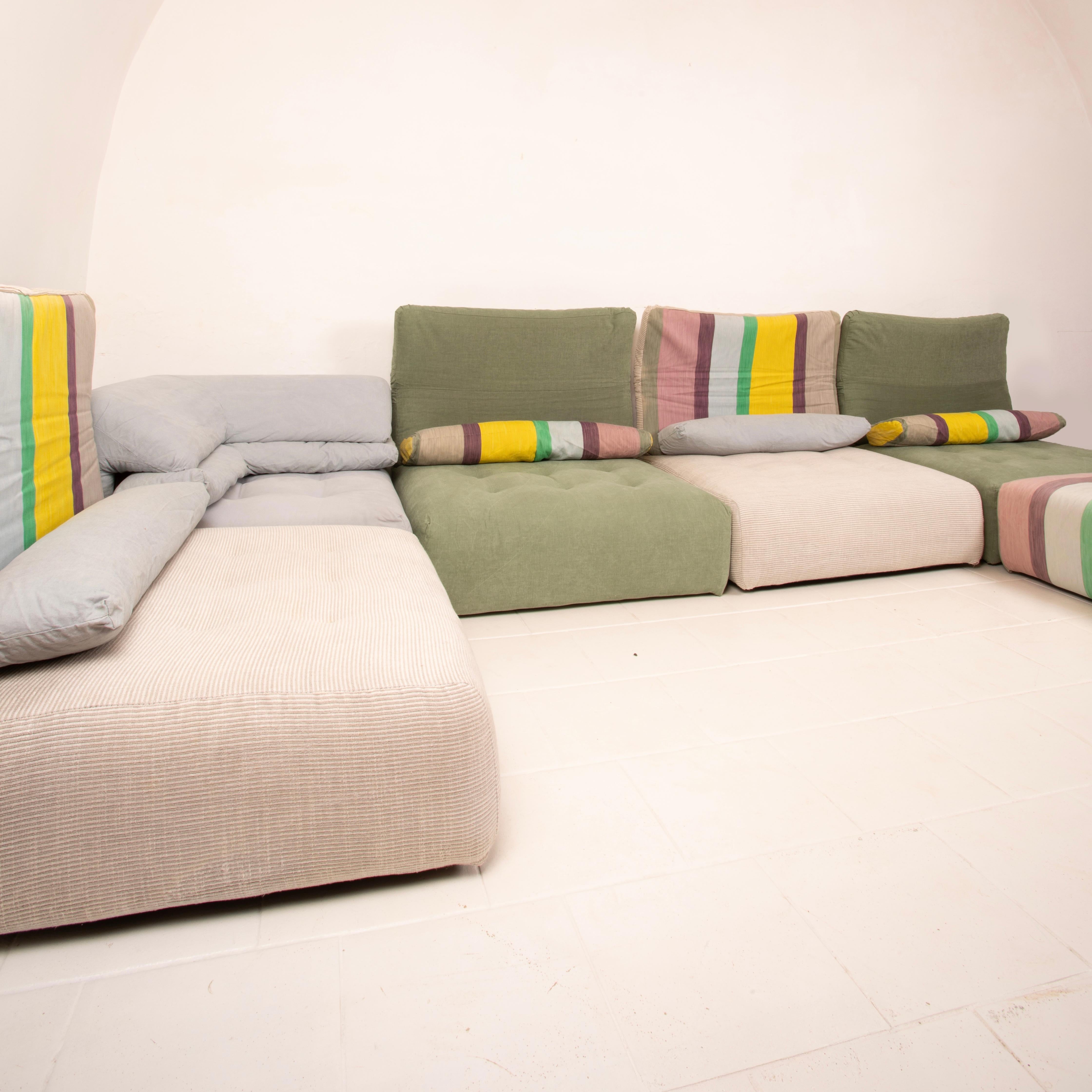 Sofá modular Voyage Immobile de Studio Roche Bobois para Roche Bobois x Kenzo en venta 2
