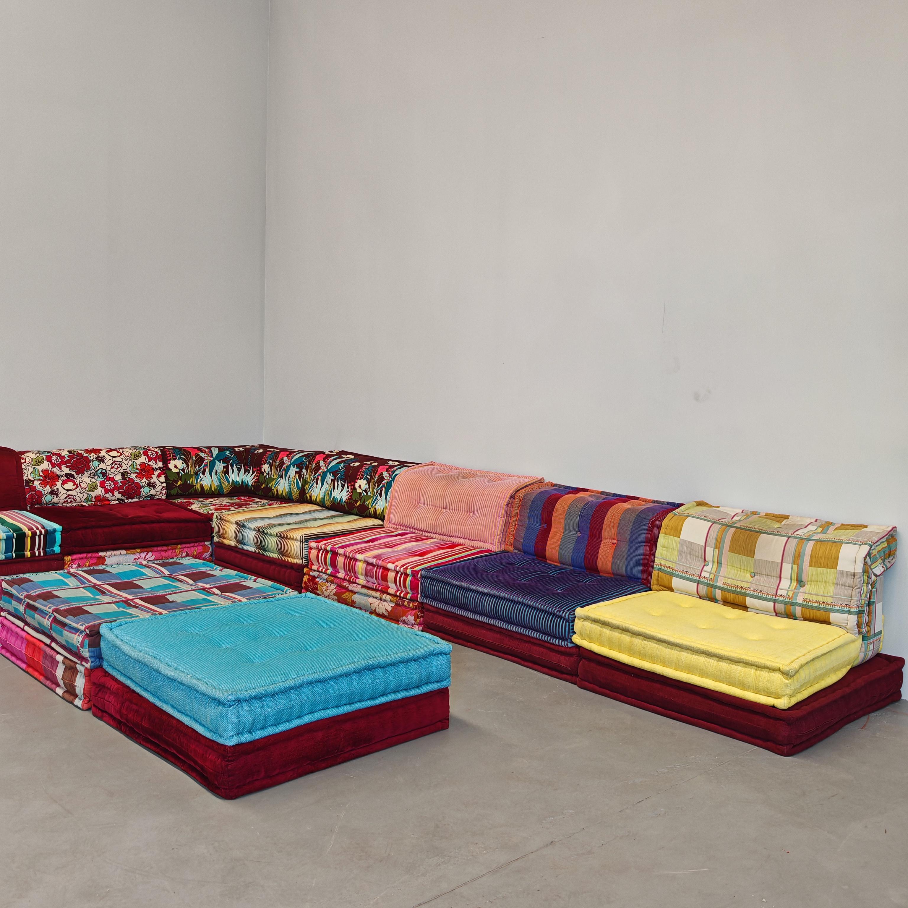 Roche Bobois Mah Jong Missoni Kenzo canapé de H.Hopfer  ensemble de 20 coussins/sièges 3