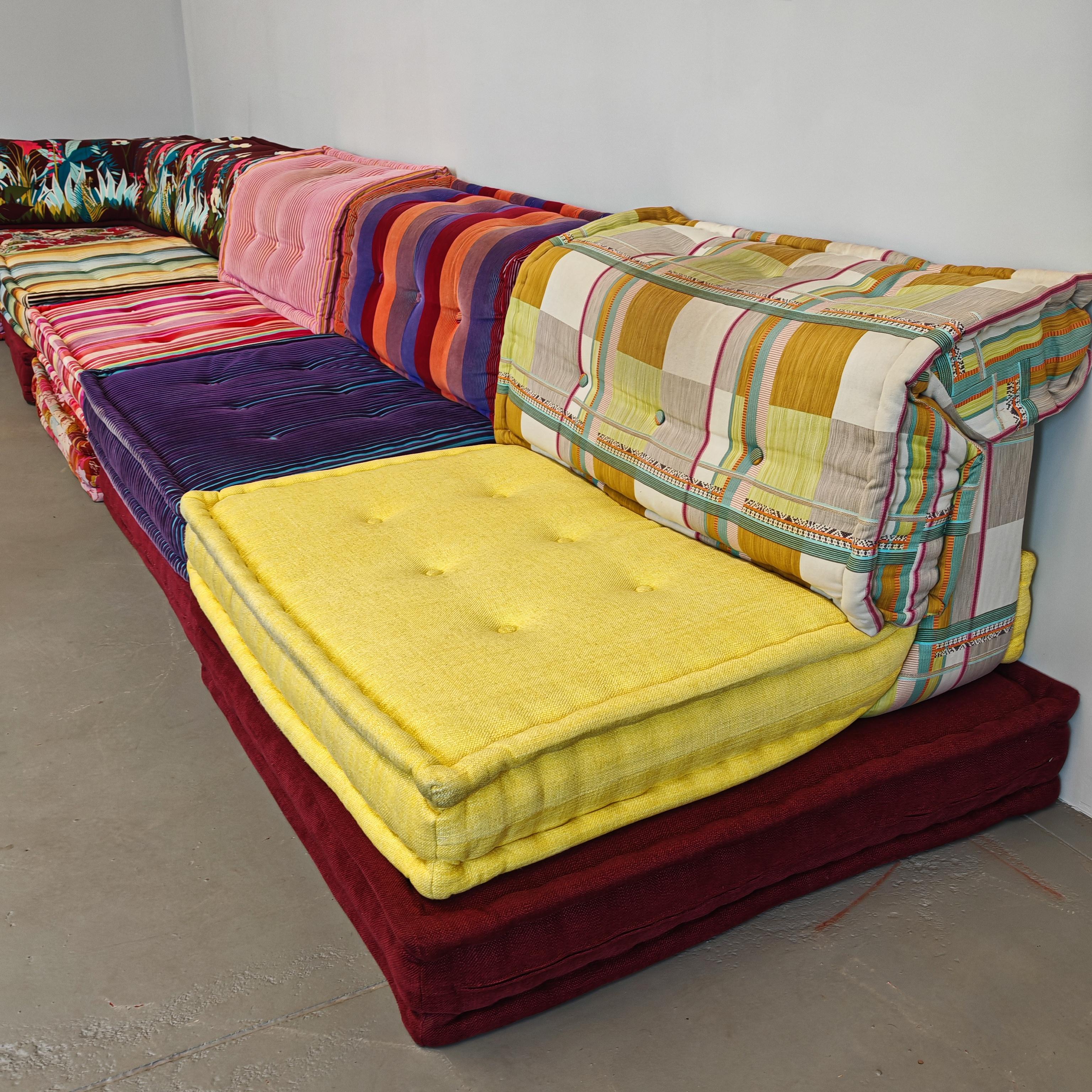 Roche Bobois Mah Jong Missoni Kenzo canapé de H.Hopfer  ensemble de 20 coussins/sièges 4