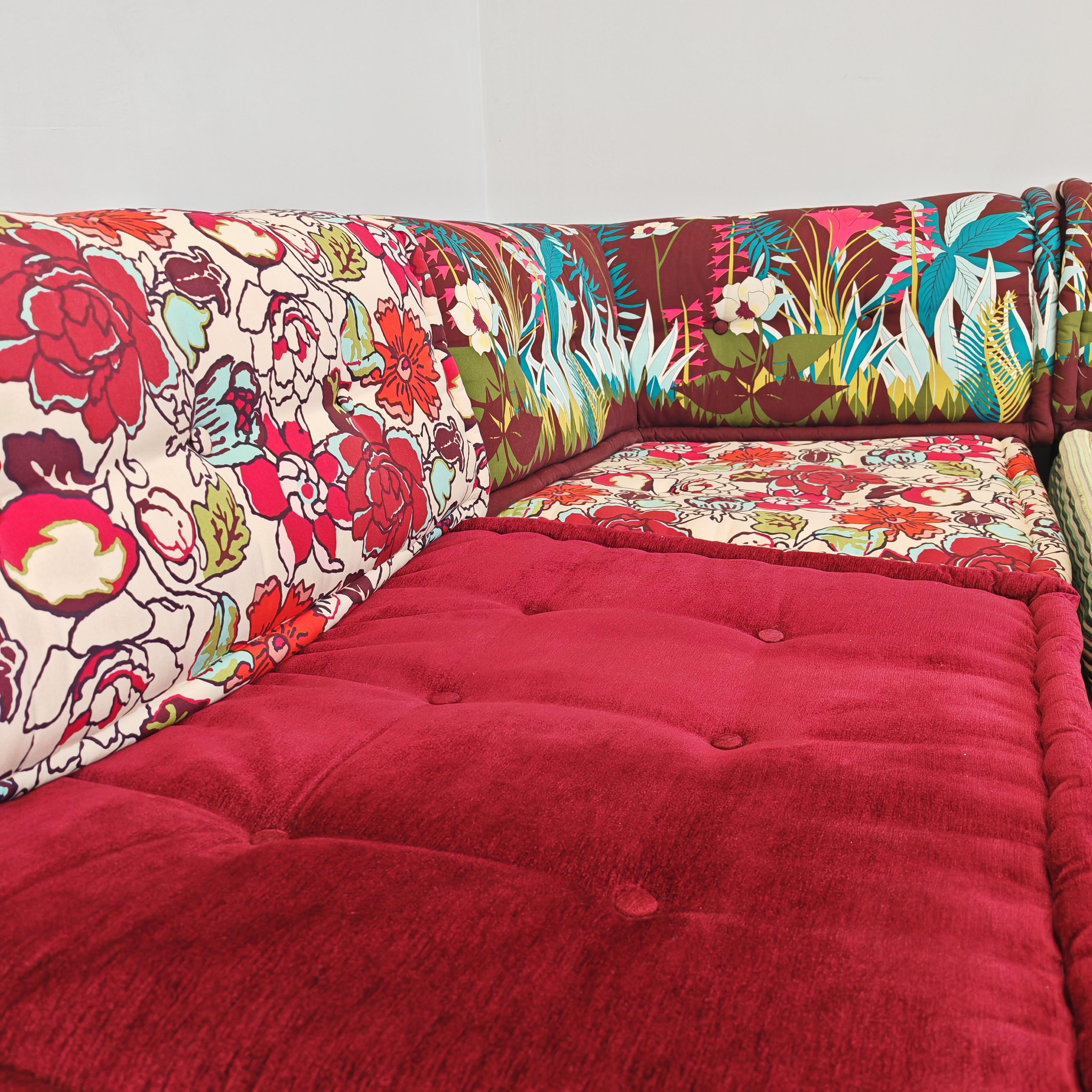 Roche Bobois Mah Jong Missoni Kenzo canapé de H.Hopfer  ensemble de 20 coussins/sièges 9