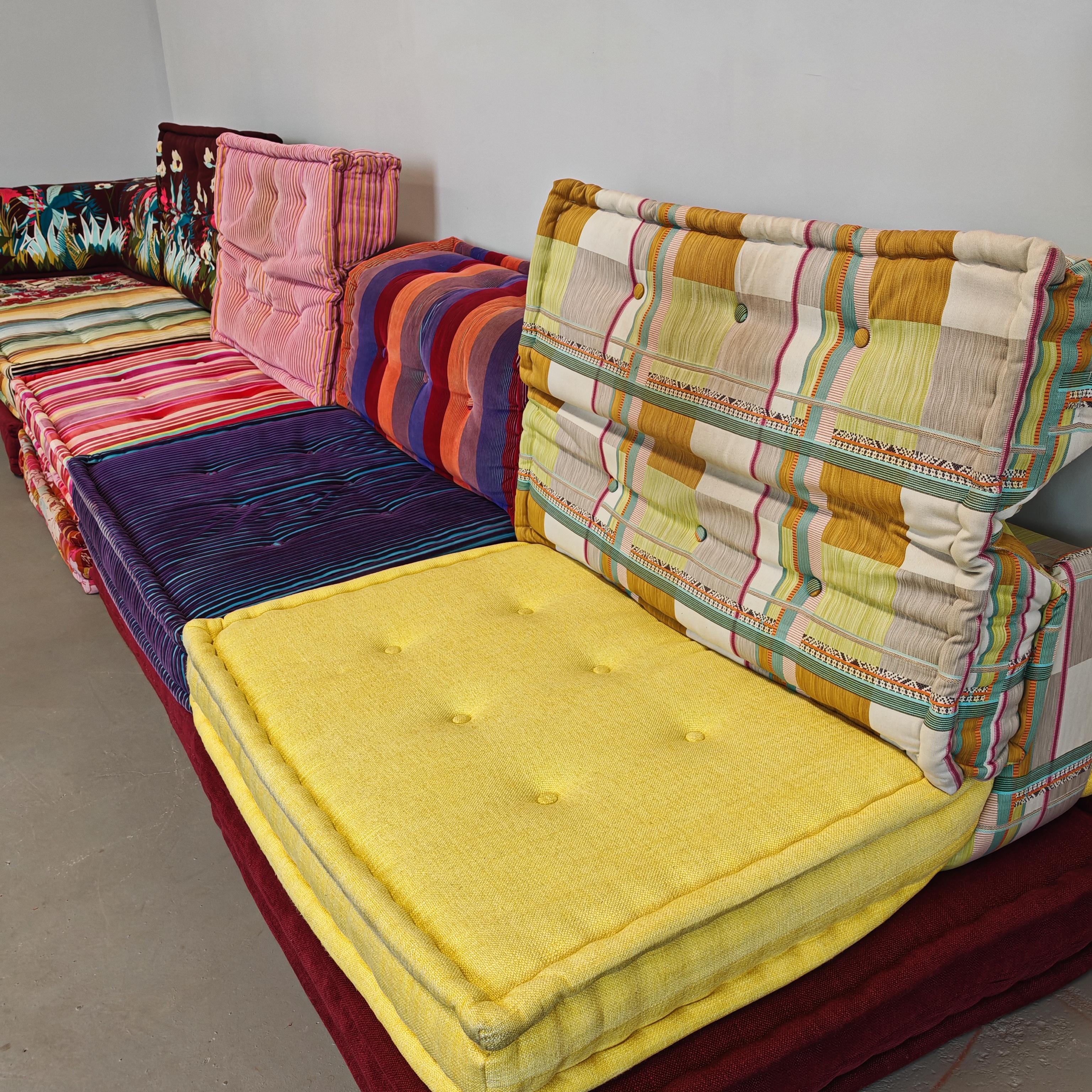 Roche Bobois Mah Jong Missoni Kenzo canapé de H.Hopfer  ensemble de 20 coussins/sièges 12