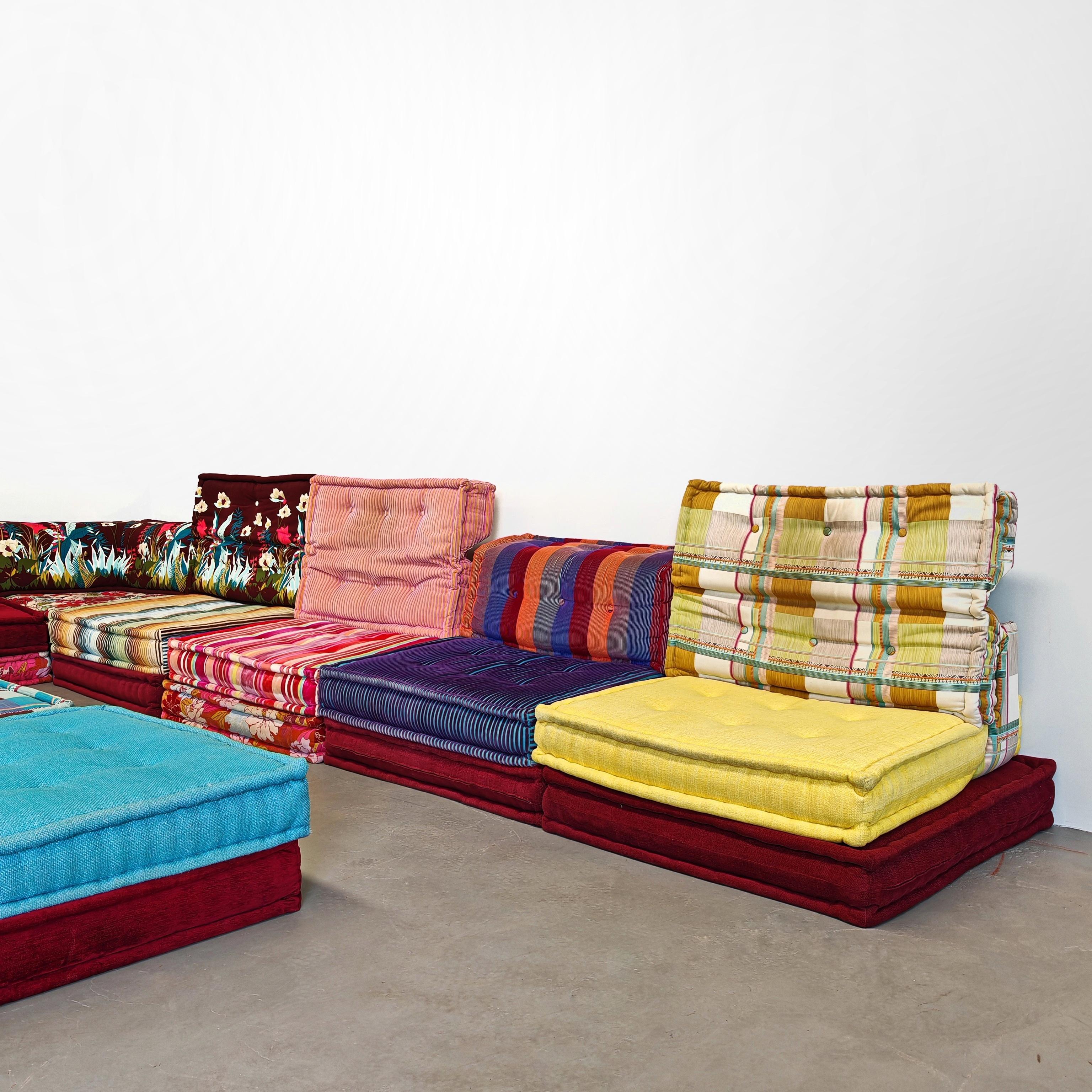 Autre Roche Bobois Mah Jong Missoni Kenzo canapé de H.Hopfer  ensemble de 20 coussins/sièges