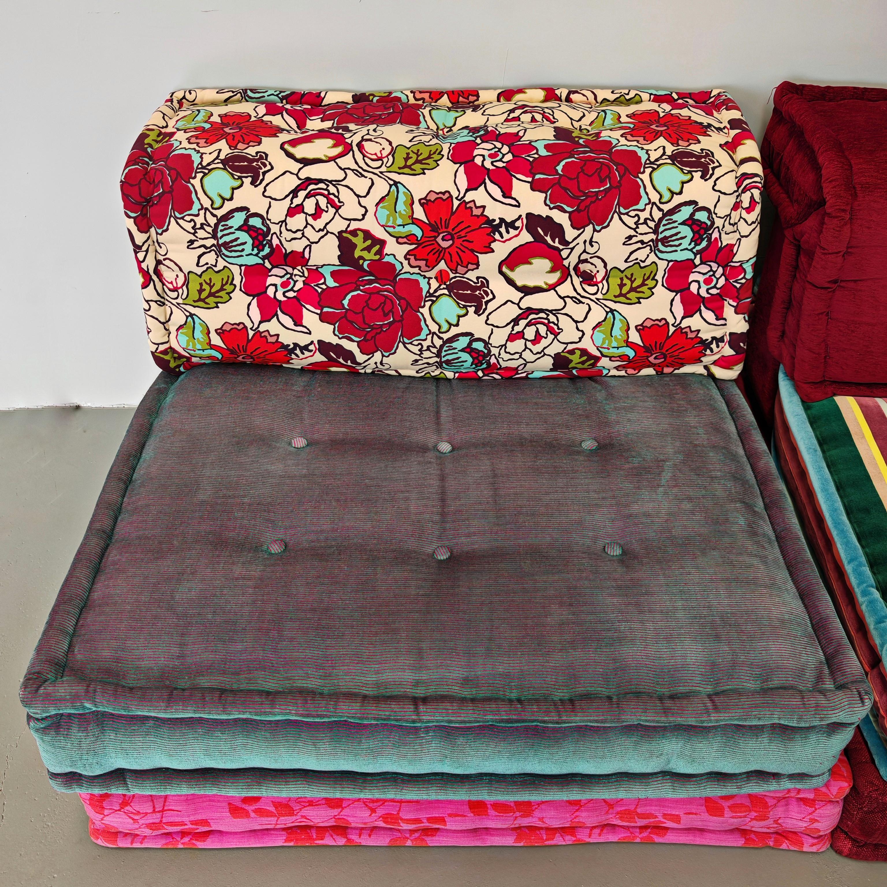 Roche Bobois Mah Jong Missoni Kenzo canapé de H.Hopfer  ensemble de 20 coussins/sièges Bon état à Milano, MI