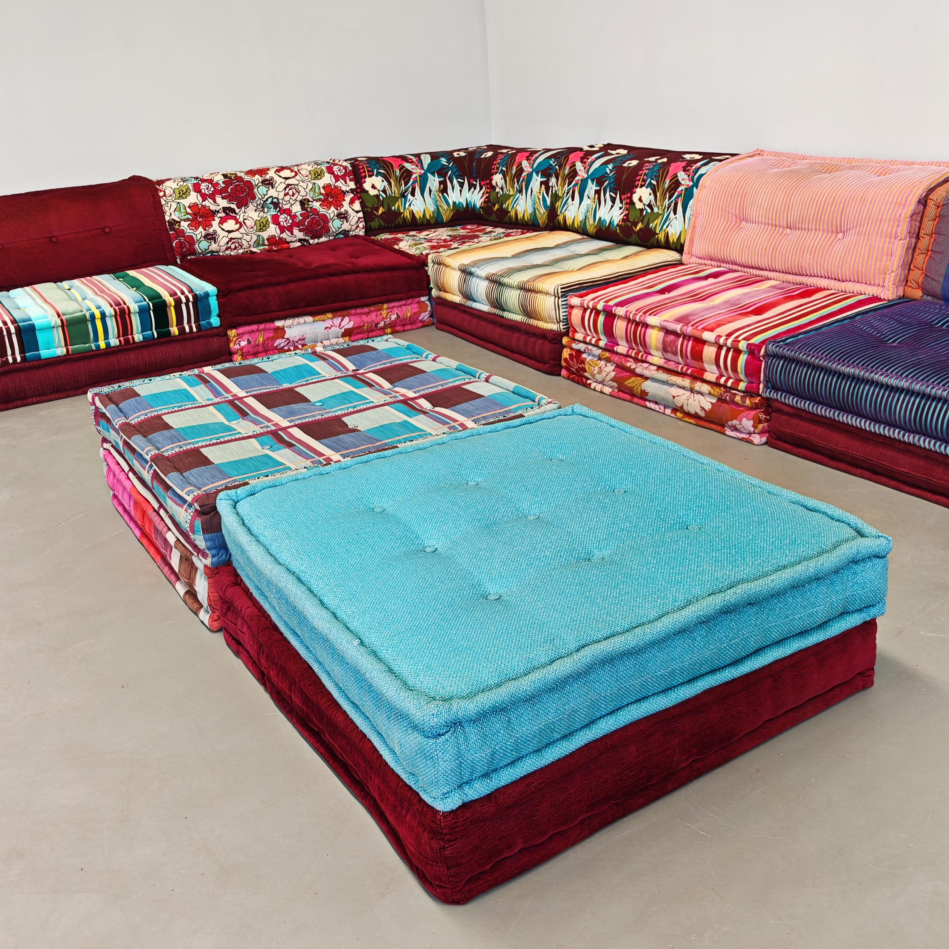 Roche Bobois Mah Jong Missoni Kenzo canapé de H.Hopfer  ensemble de 20 coussins/sièges 1