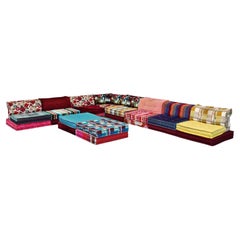 Roche Bobois Mah Jong Missoni Kenzo canapé de H.Hopfer  ensemble de 20 coussins/sièges