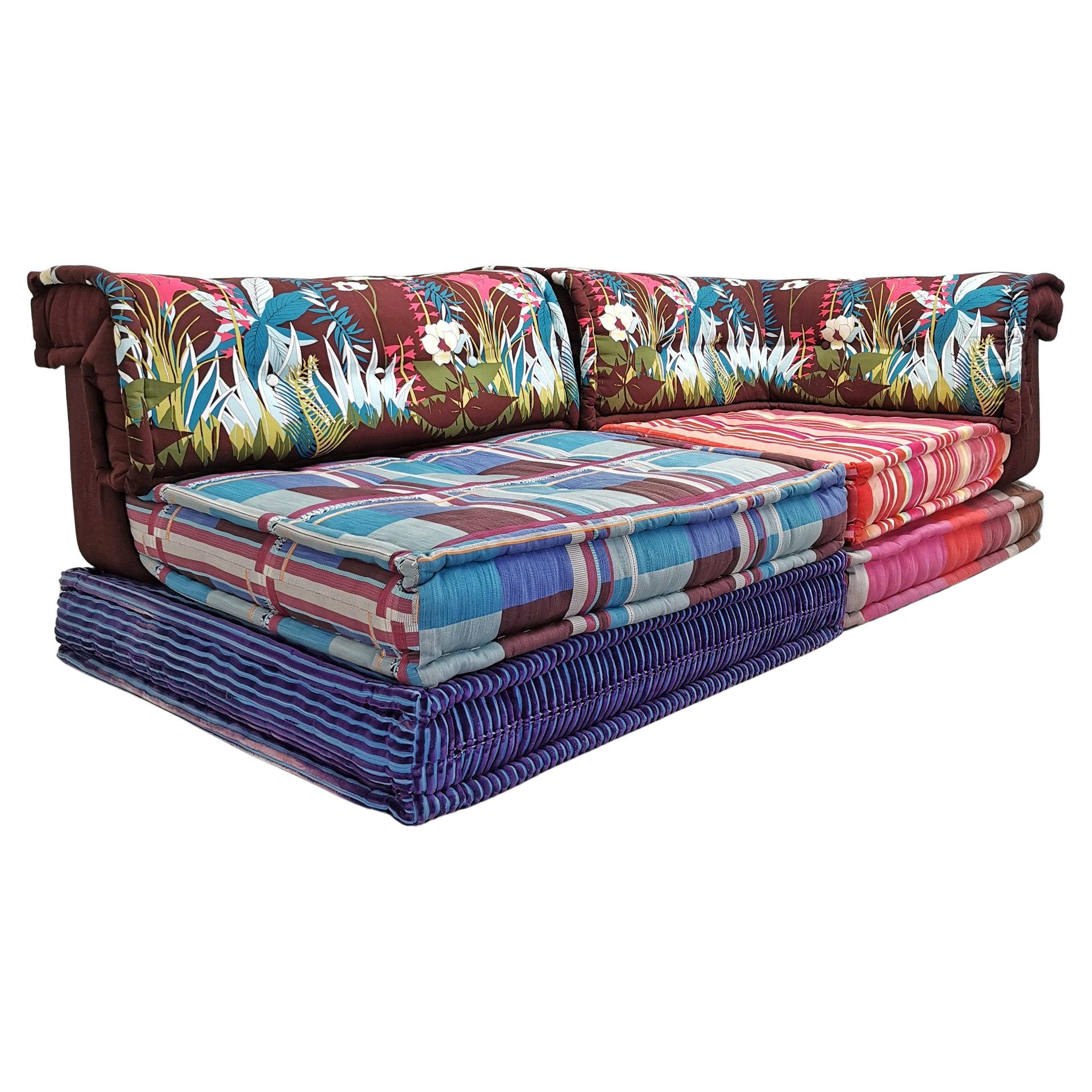 Canapé Mah Jong de Roche Bobois Tissus Kenzo et Missoni en vente