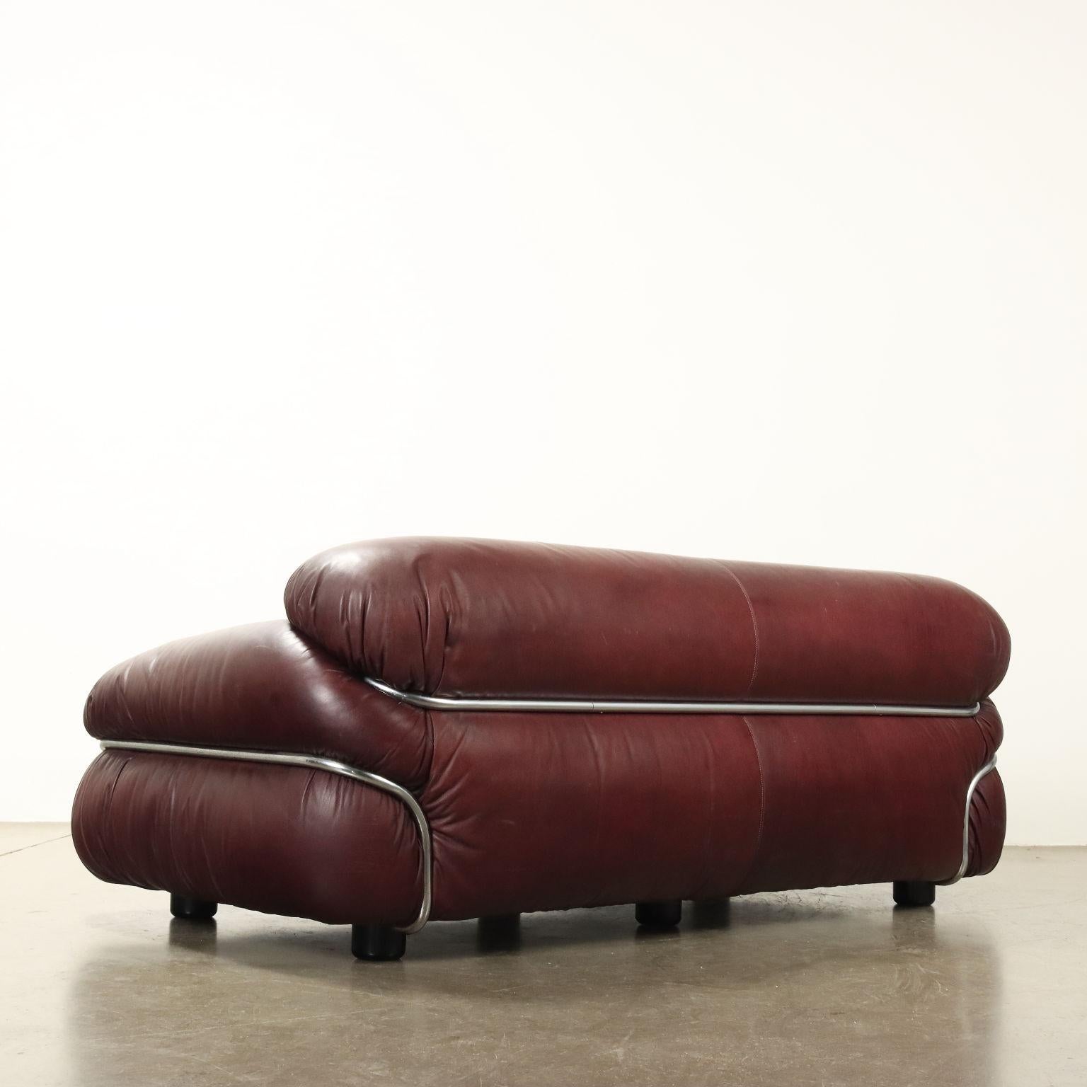 Sofa 'Sesann' von Gianfranco Frattini für Cassina Italia 1970er Jahre im Angebot 2
